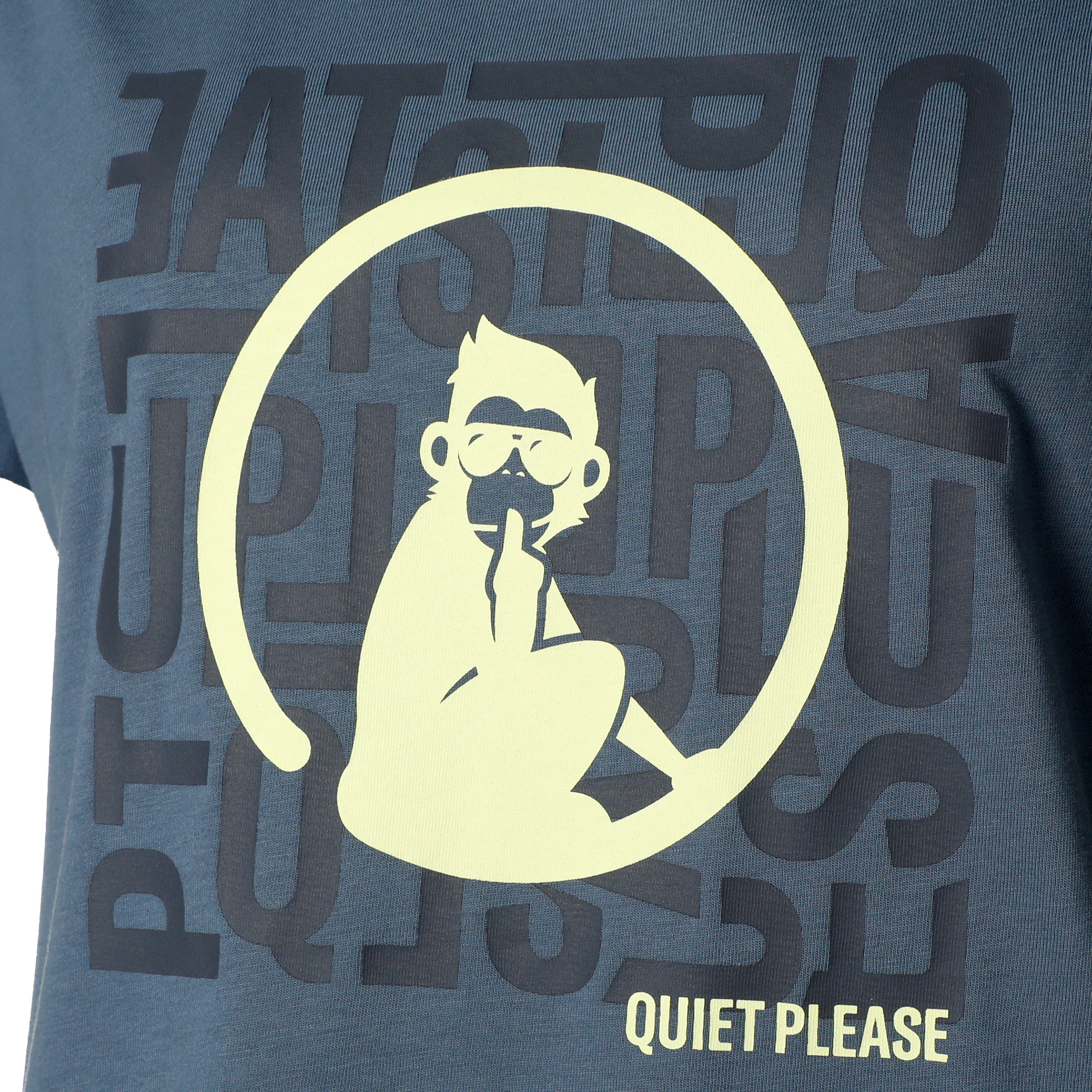 Word Salad T-shirt Damer-Blå - Image 3