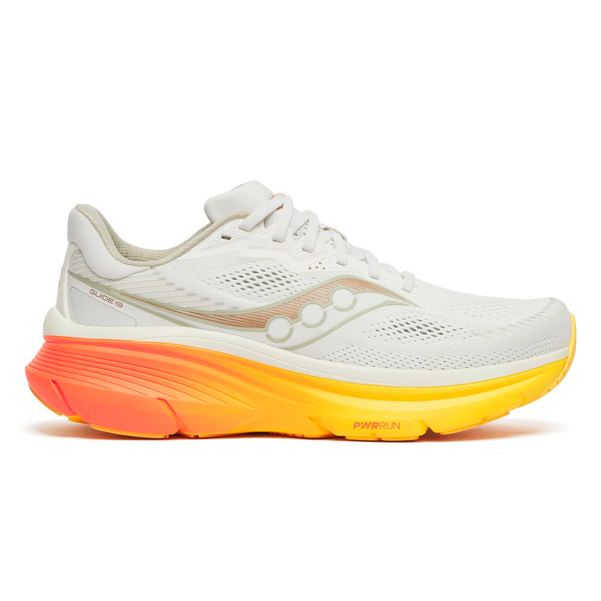 Guide 19 Stabilitetssko Herrar-creme, orange