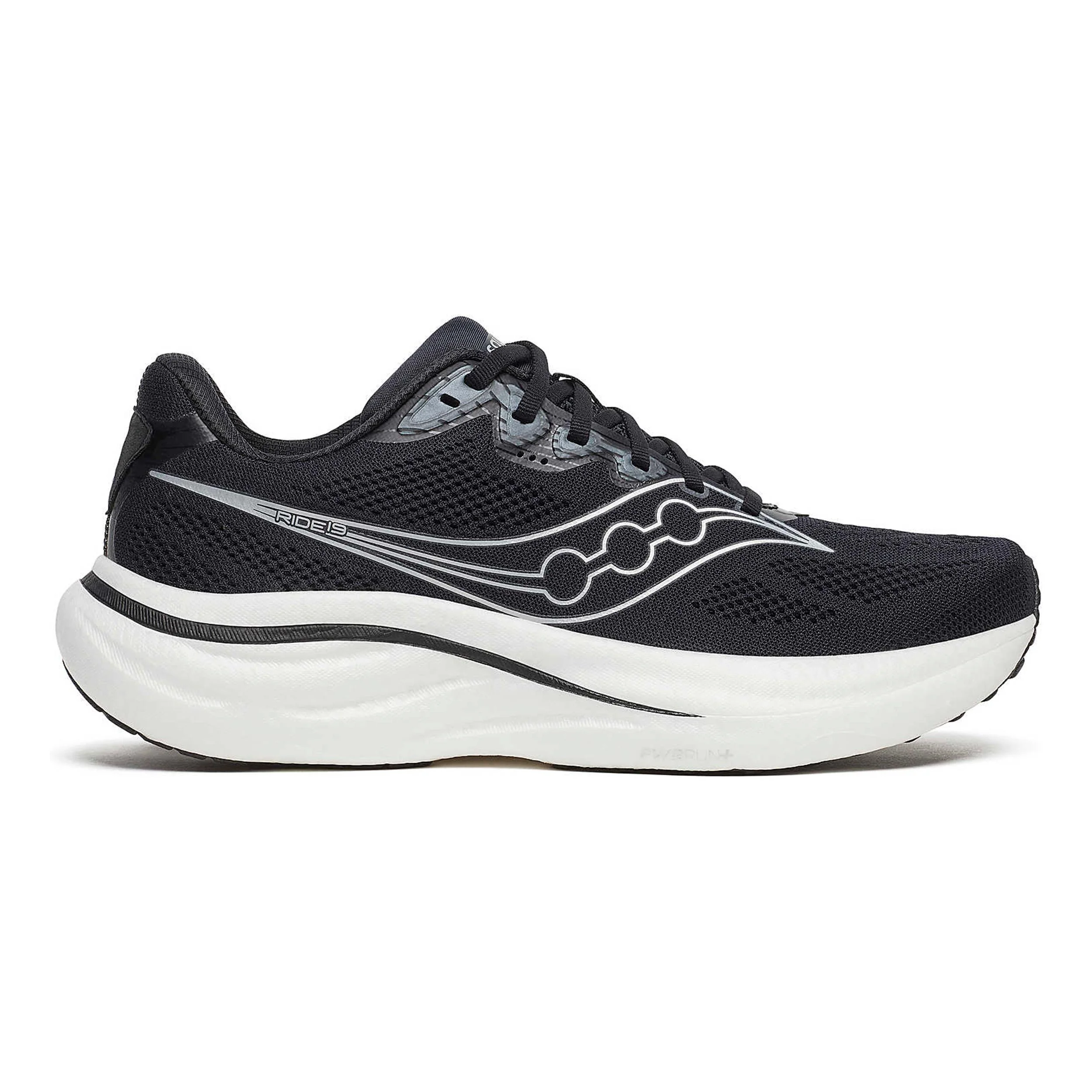 Ride 19 wide Neutralsko Herrar-svart, silver