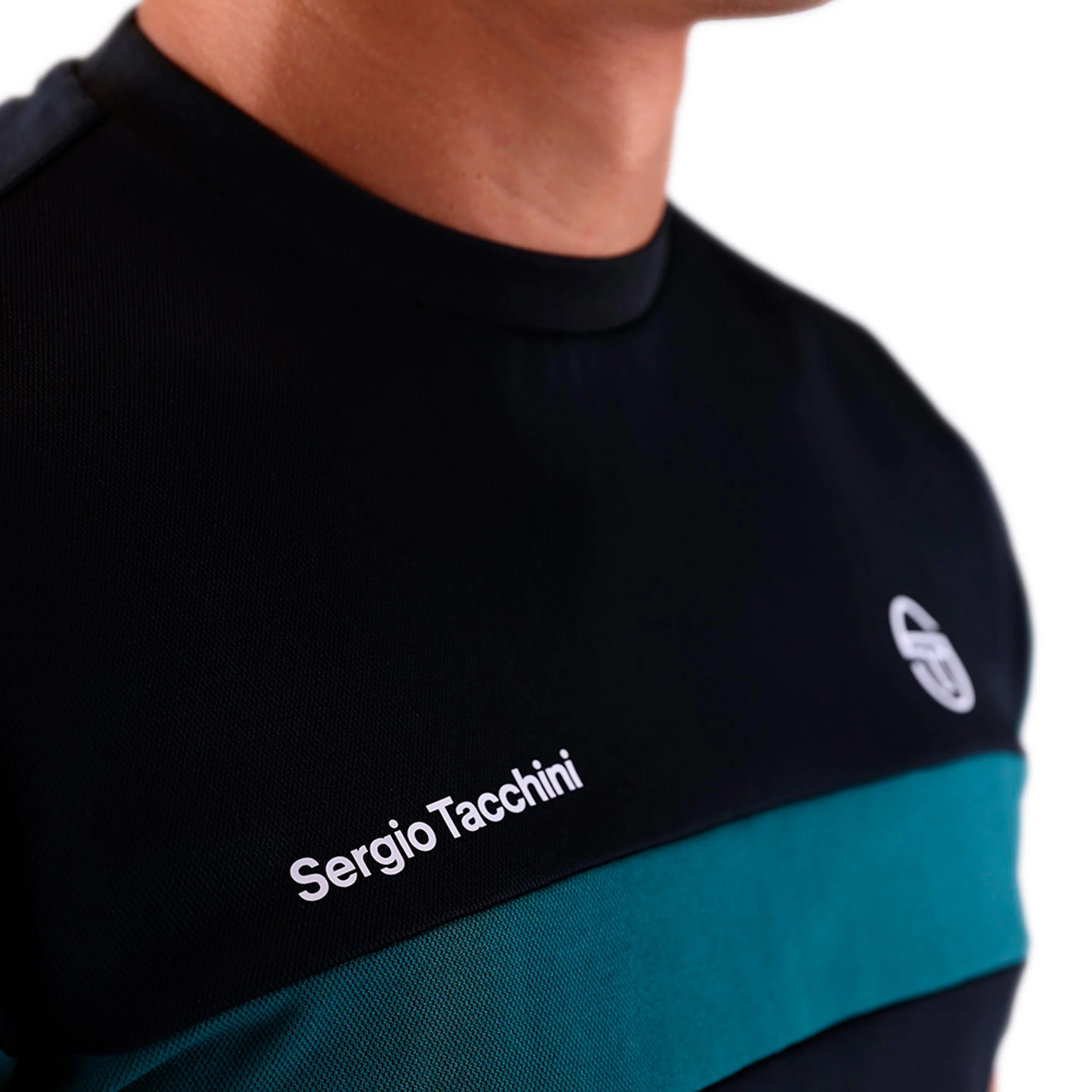 Leone PL T-shirt Herrar - svart, petrol - Image 4