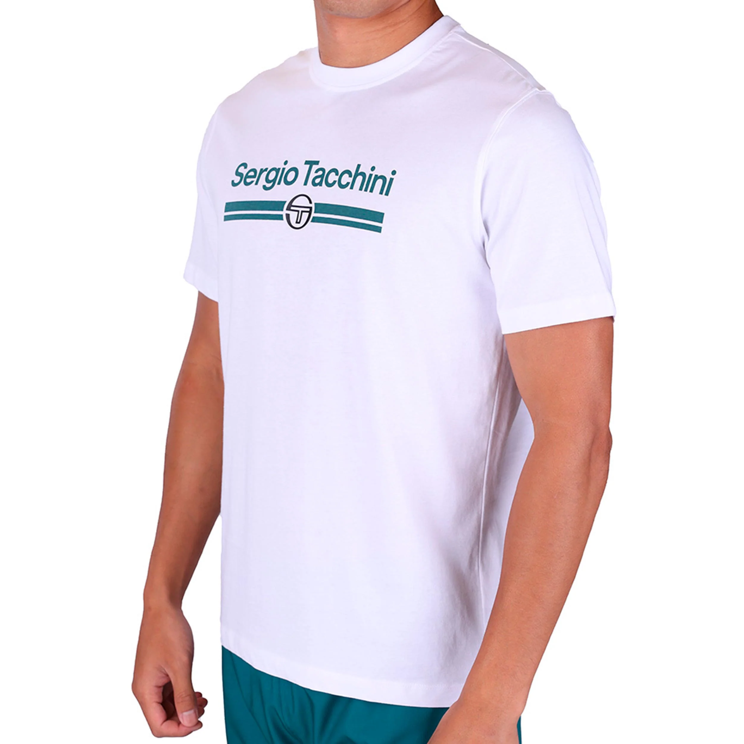 Marchio Co T-shirt Herrar - vit, petrol - Image 2