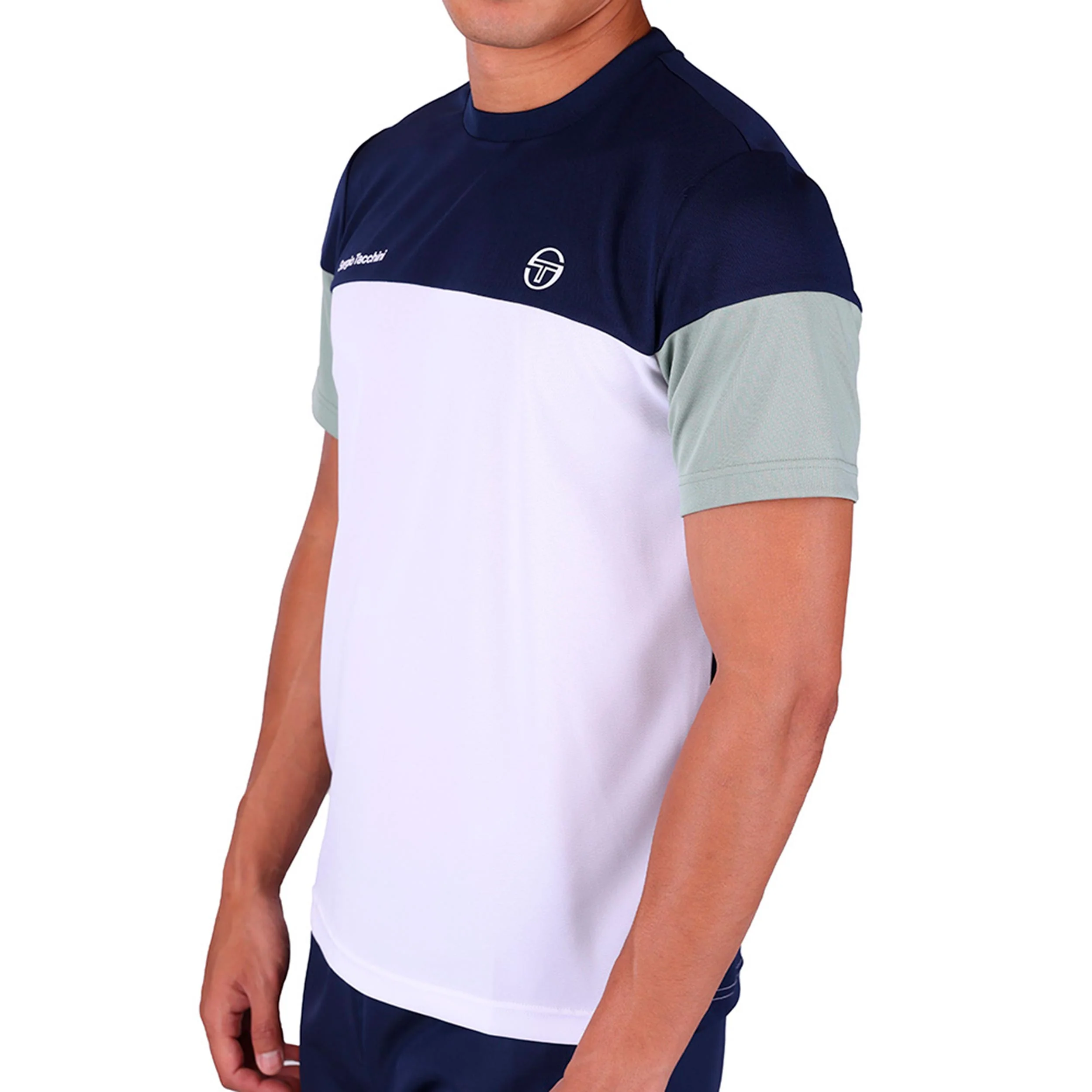 Prave T-shirt Herrar - mörkblå, vit - Image 3