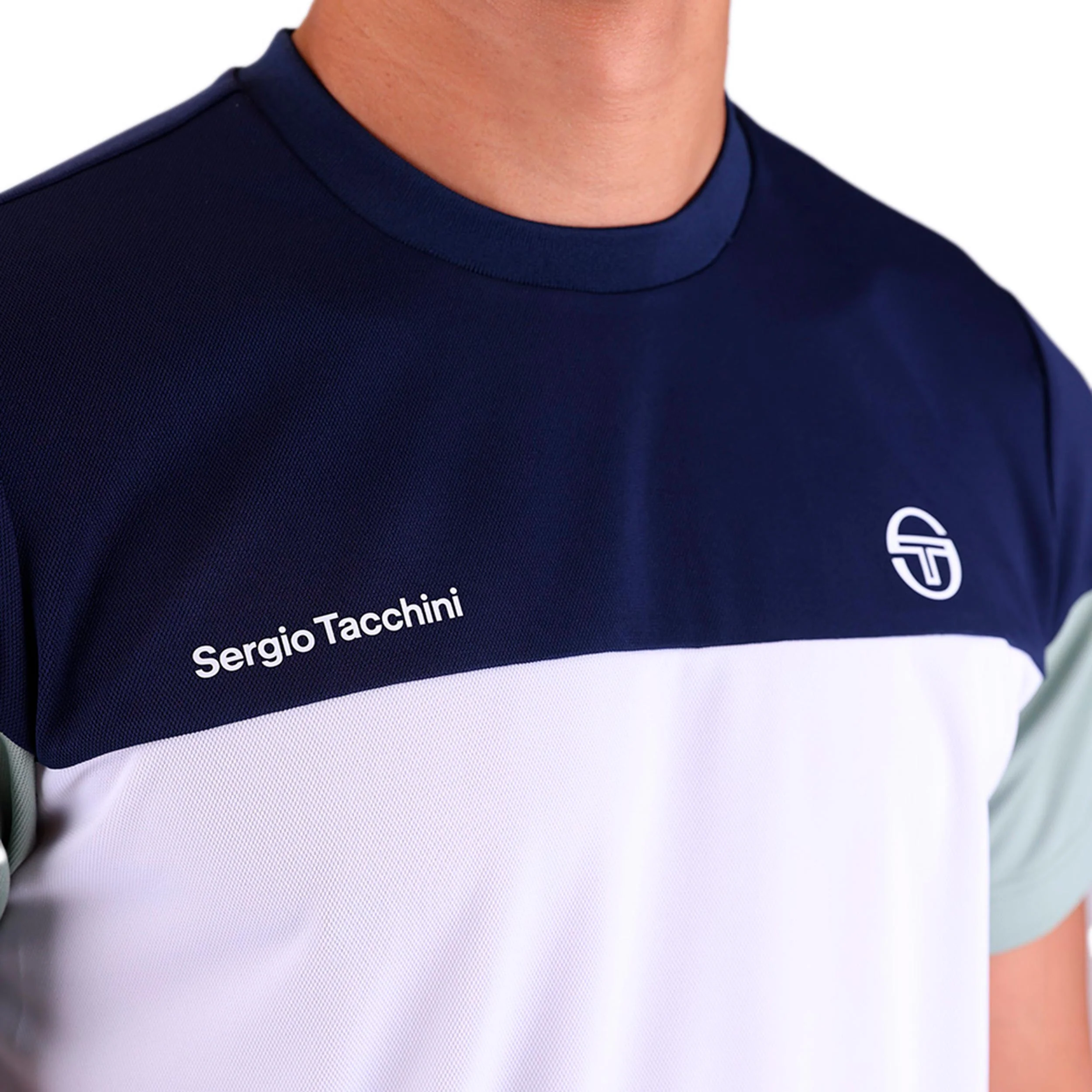Prave T-shirt Herrar - mörkblå, vit - Image 4