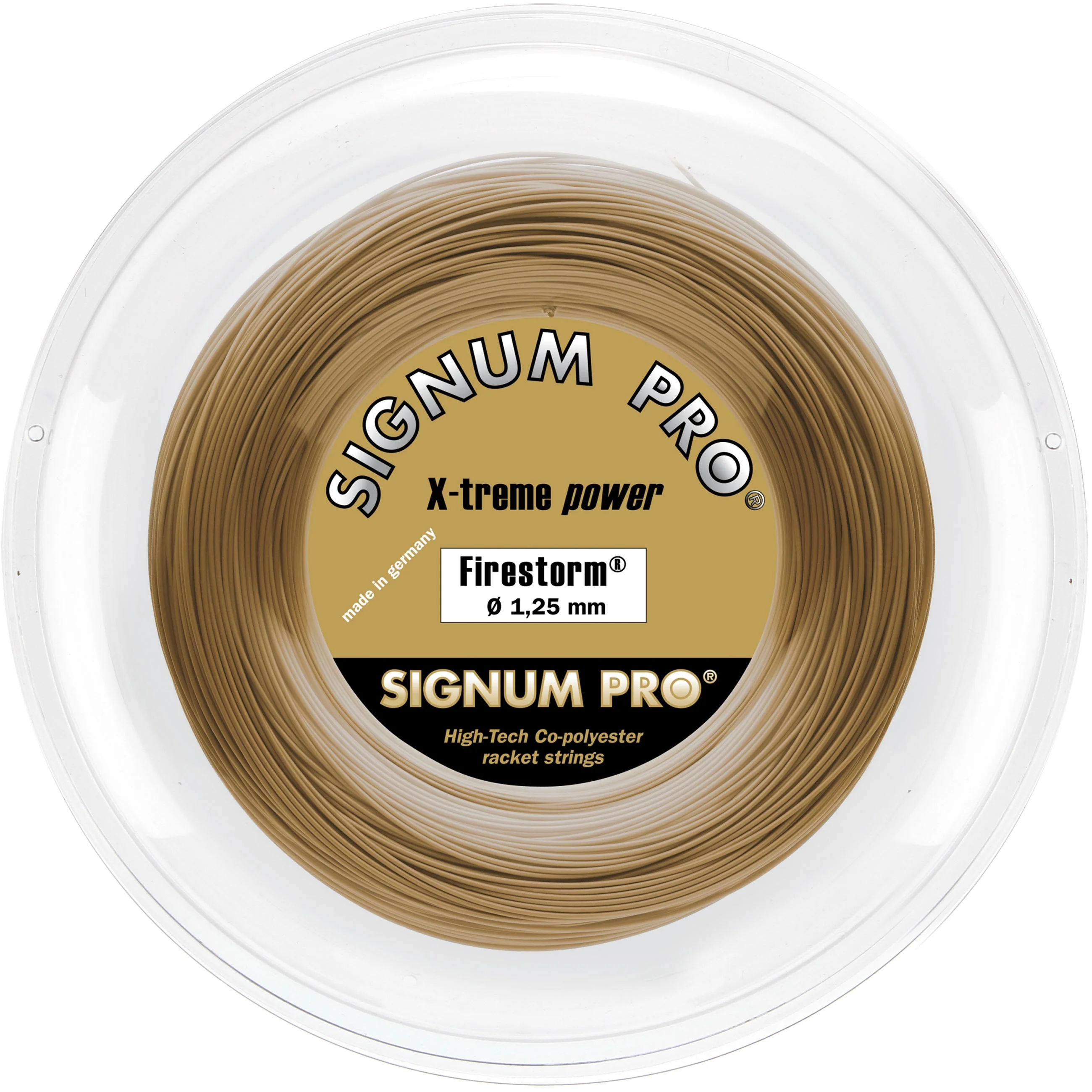 Firestorm Metallic Strängrulle 100m-Guld
