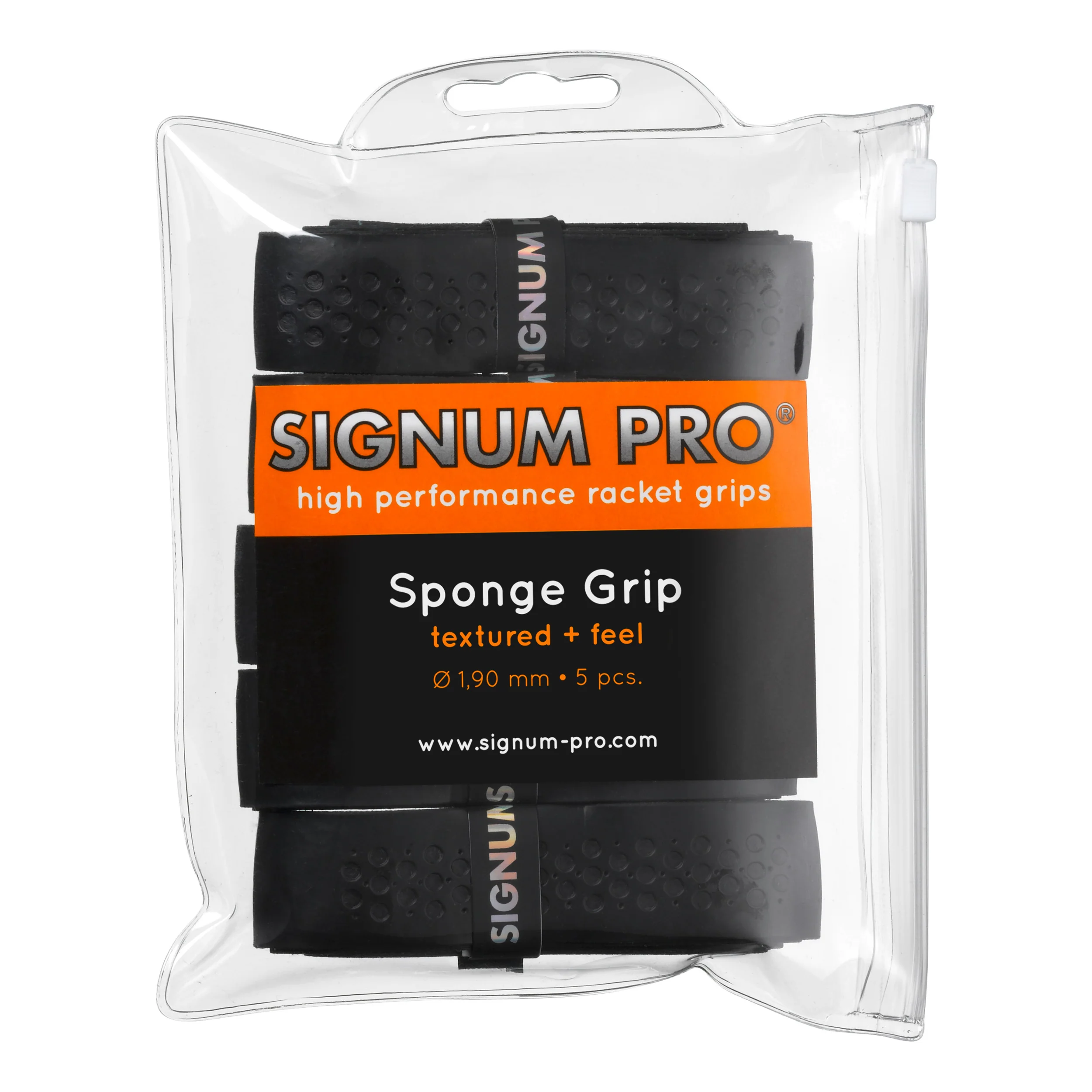 Sponge Grip 5-pack-Svart