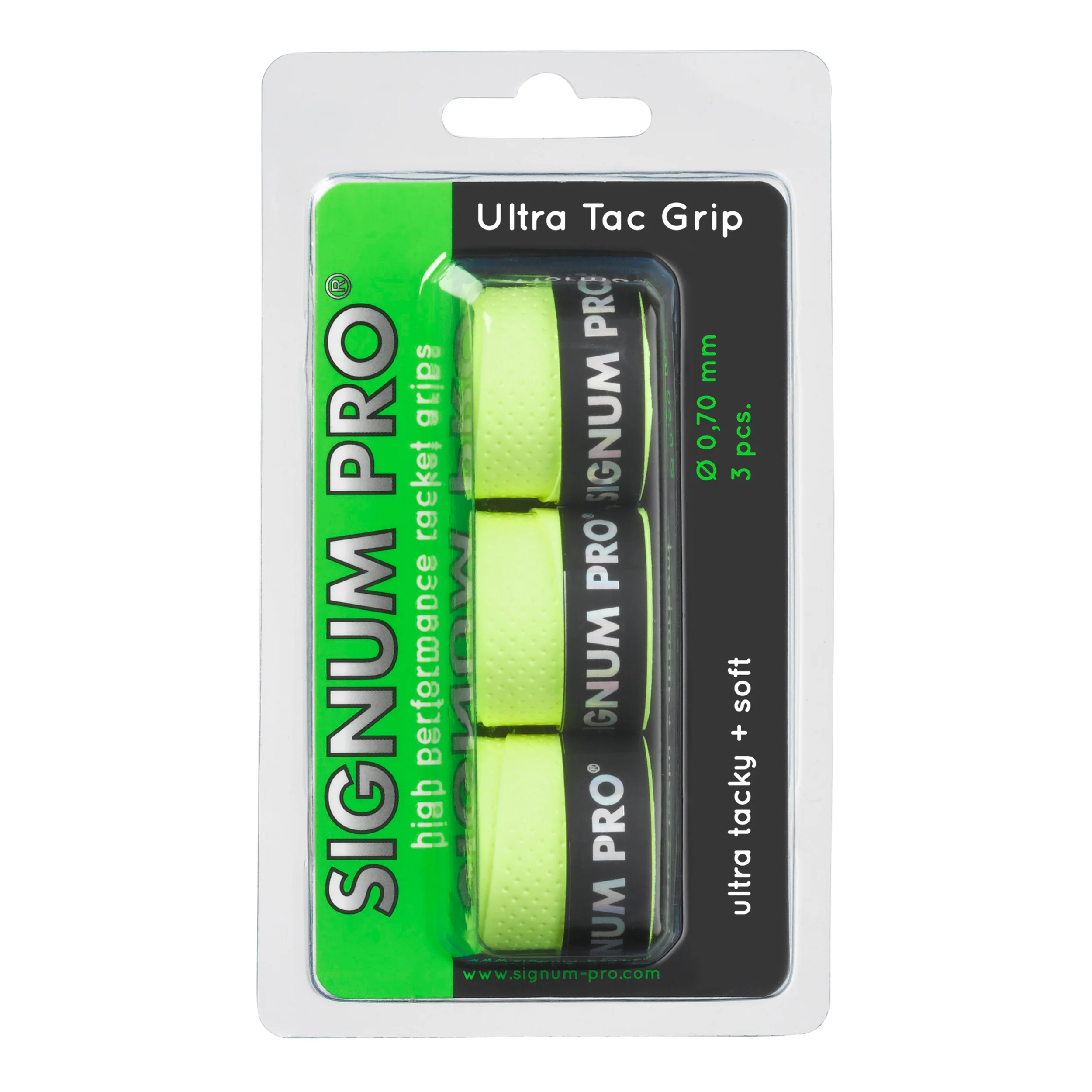 Ultra Tac Grip 3-pack - gul