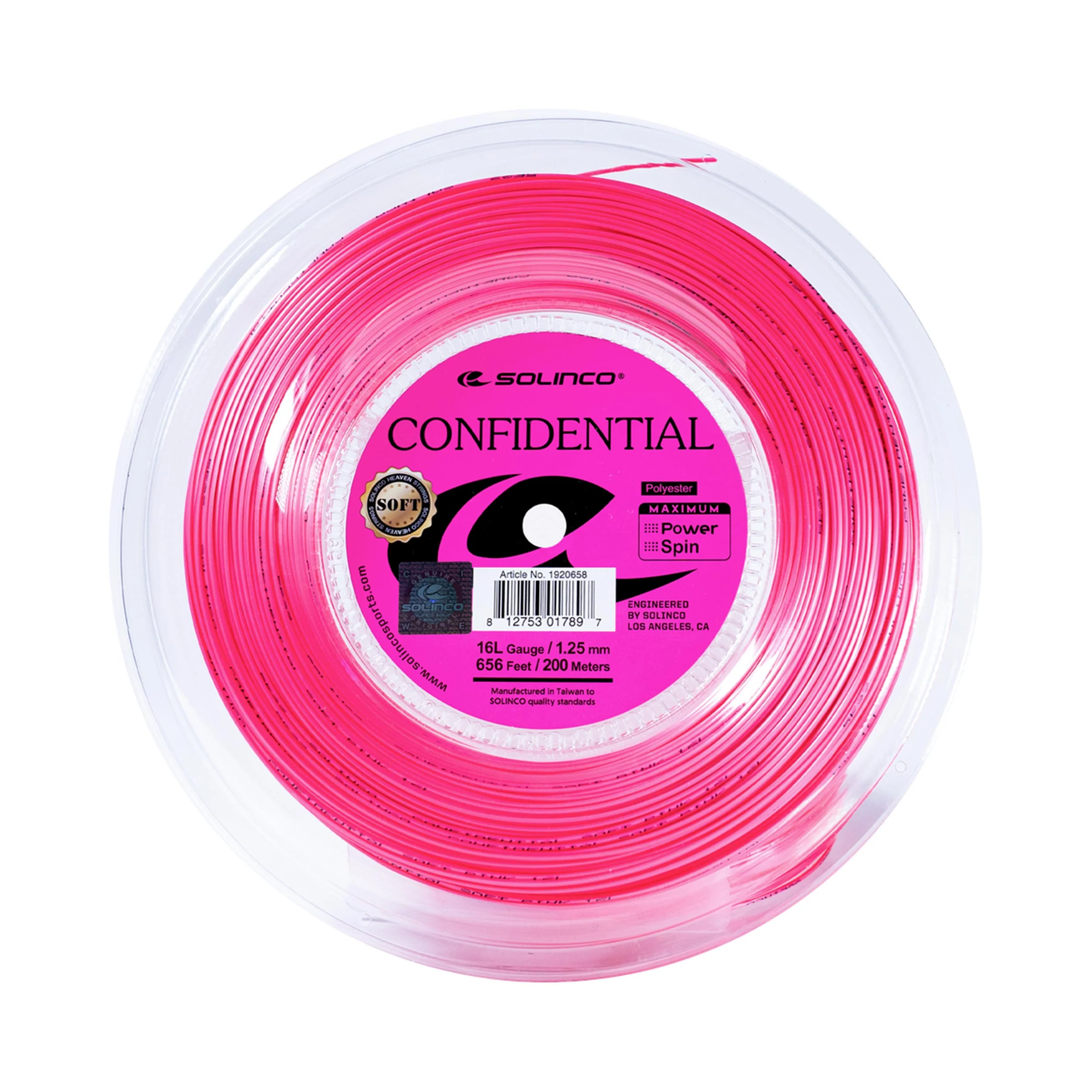 Confidential Soft Strängrulle 200m - rosa