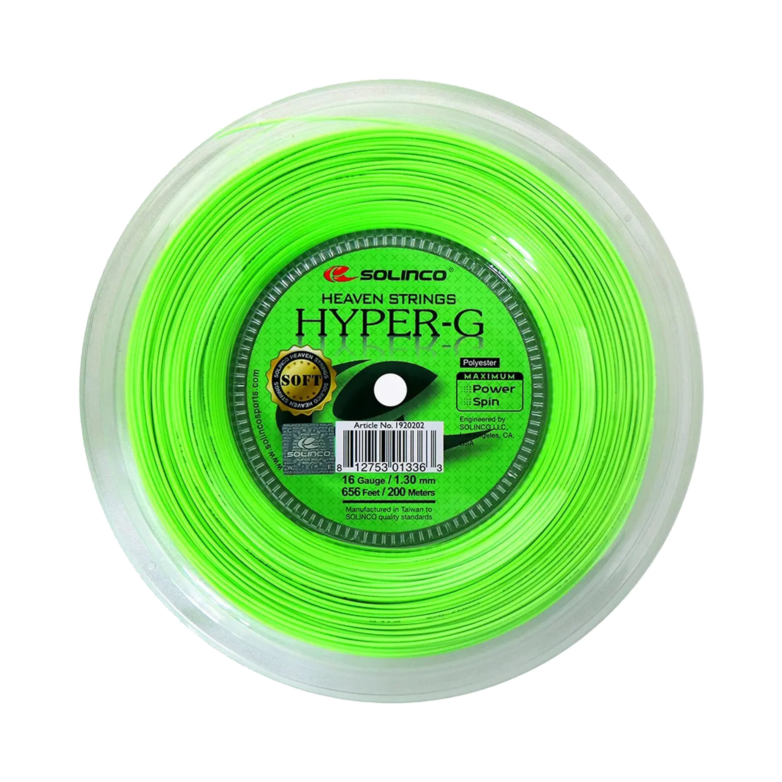 Hyper-G Soft Strängrulle 200m-Grön