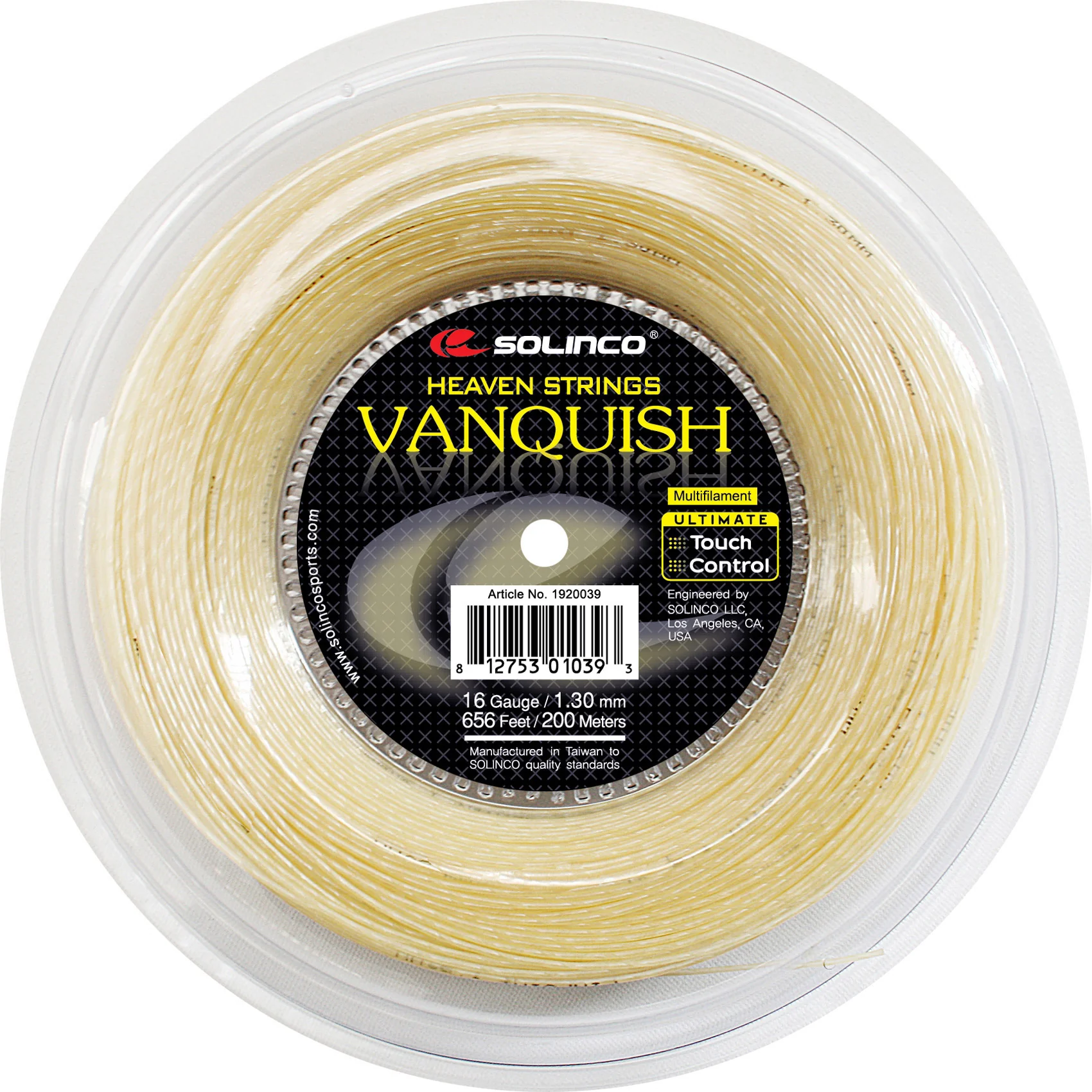 Vanquish Strängrulle 200m-Naturfärger