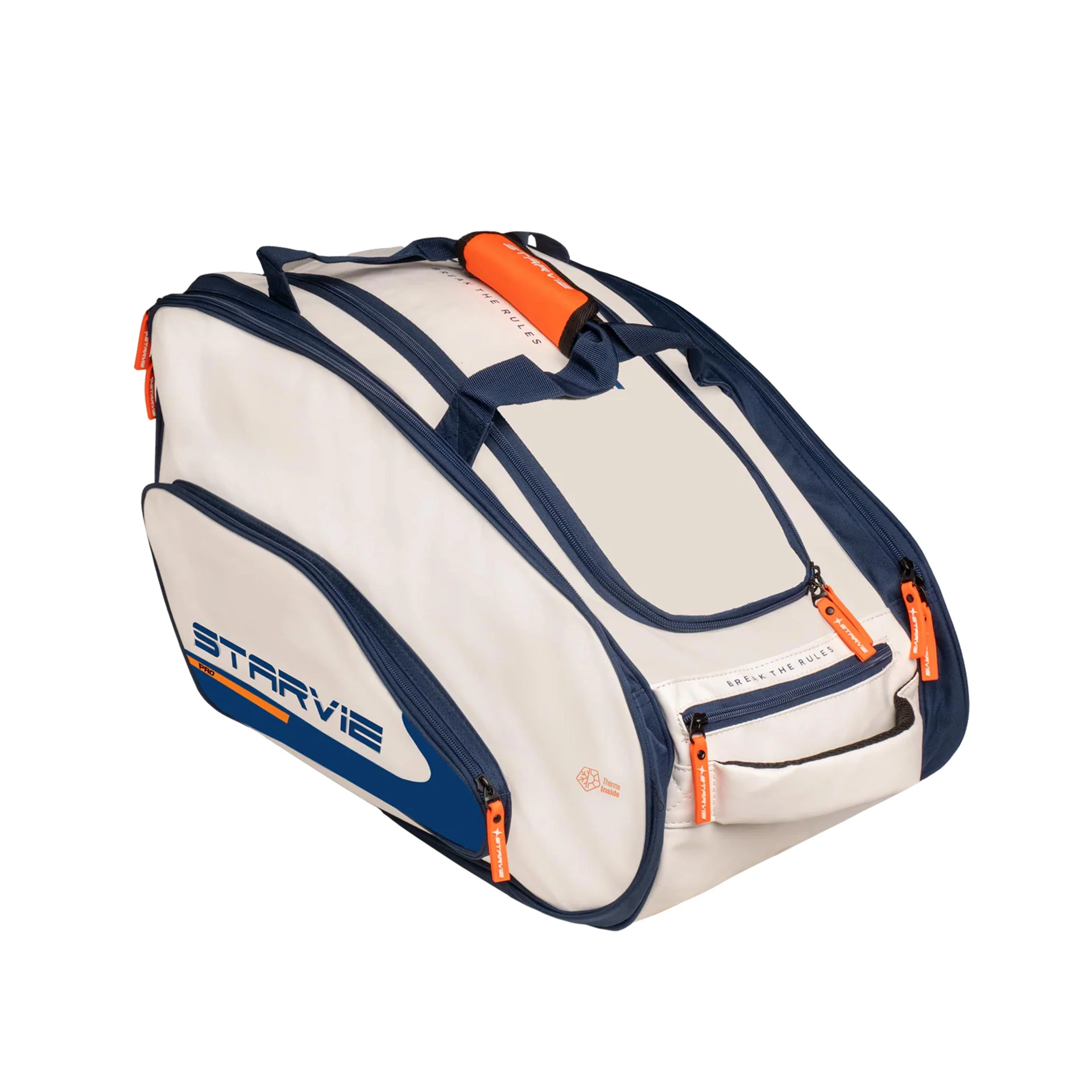 TACTIC PRO Padelracketväska -vit, mörkblå