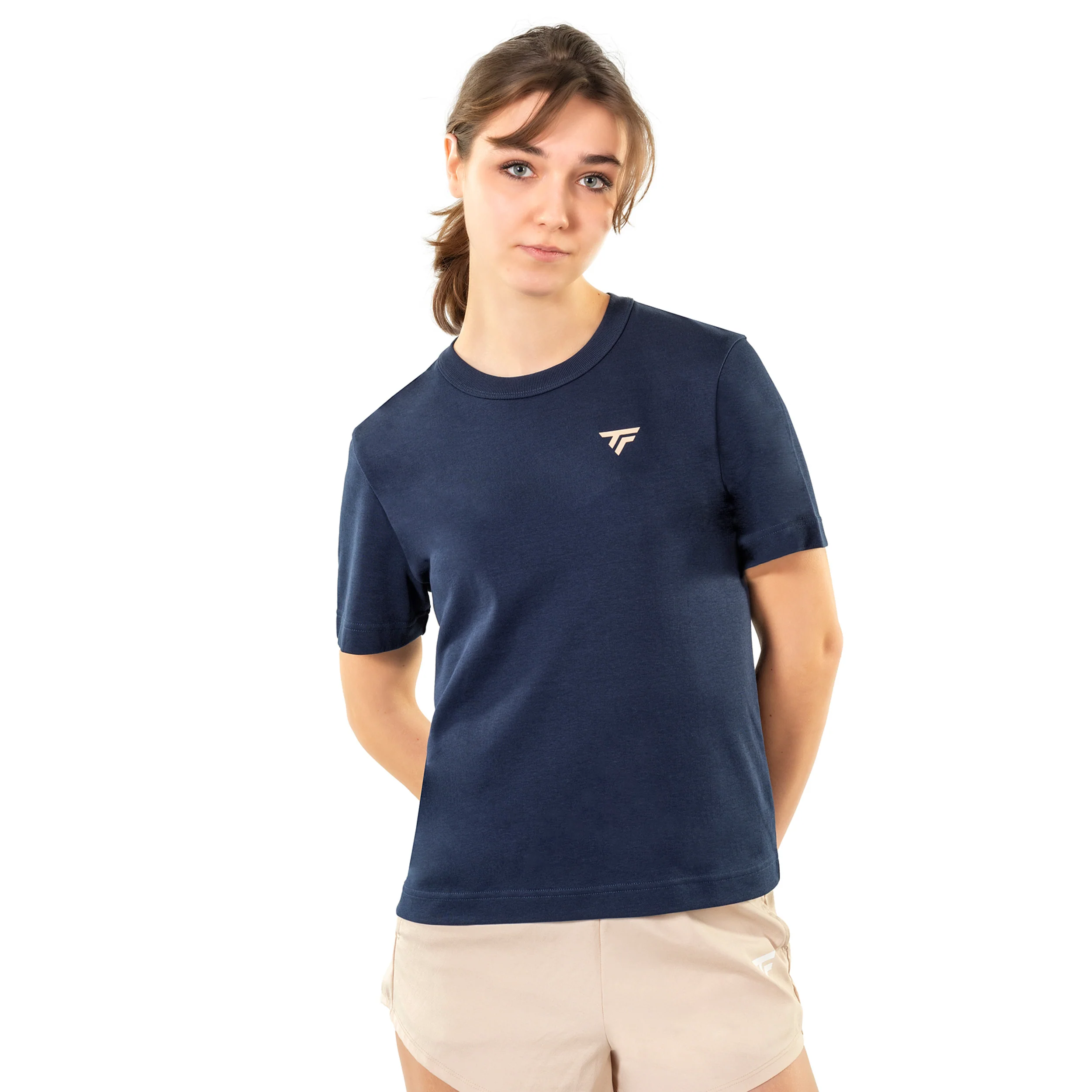 Graphic T-shirt Damer-mörkblå - Image 3