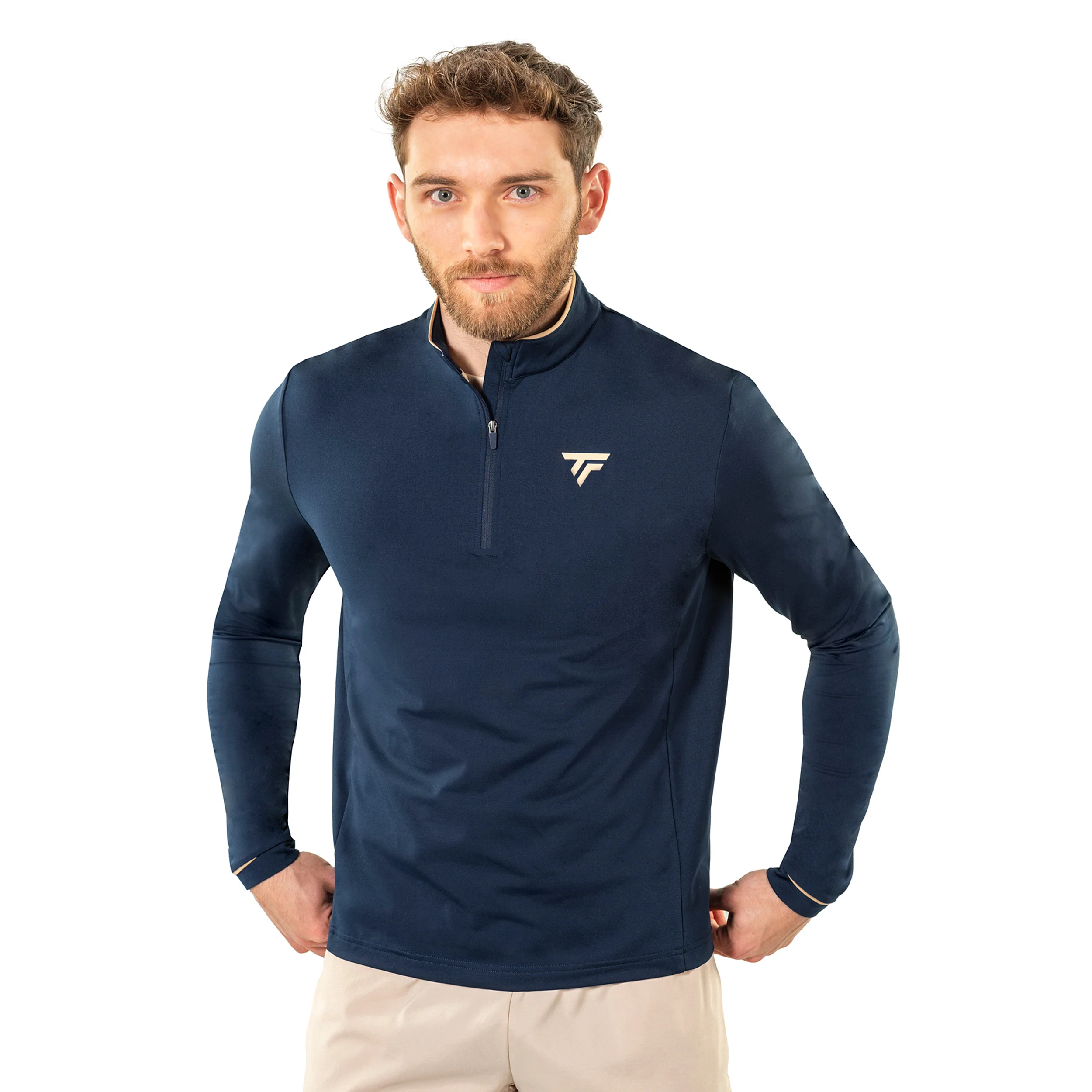 Thermozip Långärmat Herrar - mörkblå - Image 4