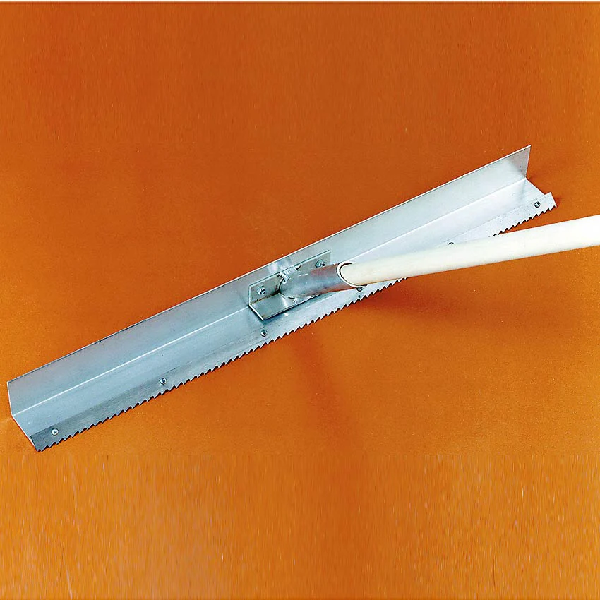 Scharrier -Alu mit Säge (ohne Stiel) Raka Med såg (utan skaft), Aluminium