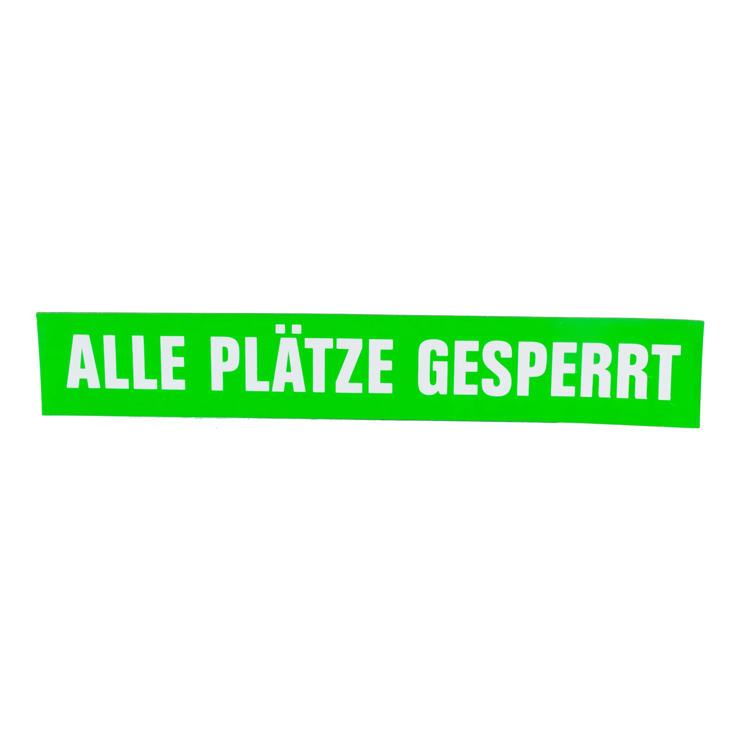 Schilder bedruckt 60 mm breit, Alle Plätze gesperrt Magnetskyltar