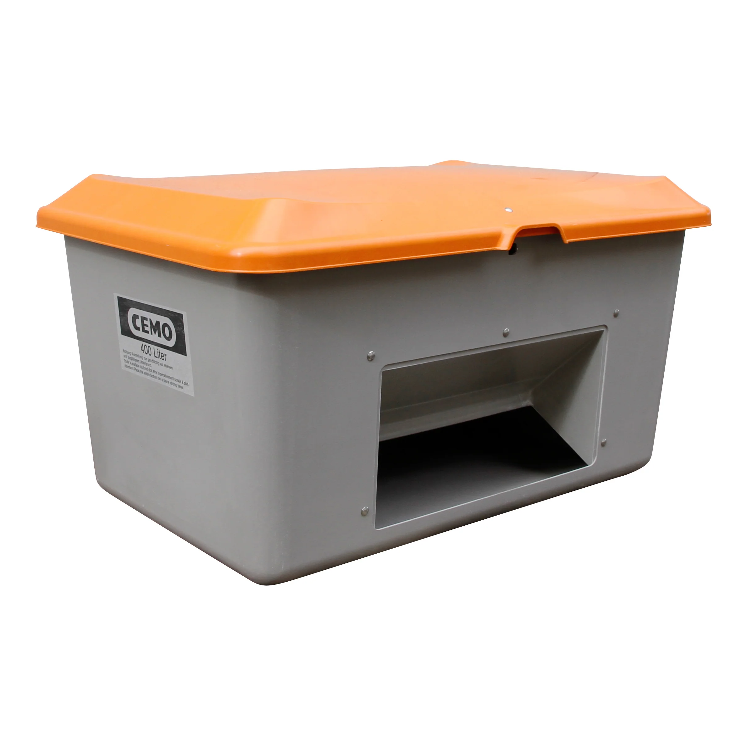Ziegelmehl-Box m. Entnahmeöffnung 1,1 to Behållare