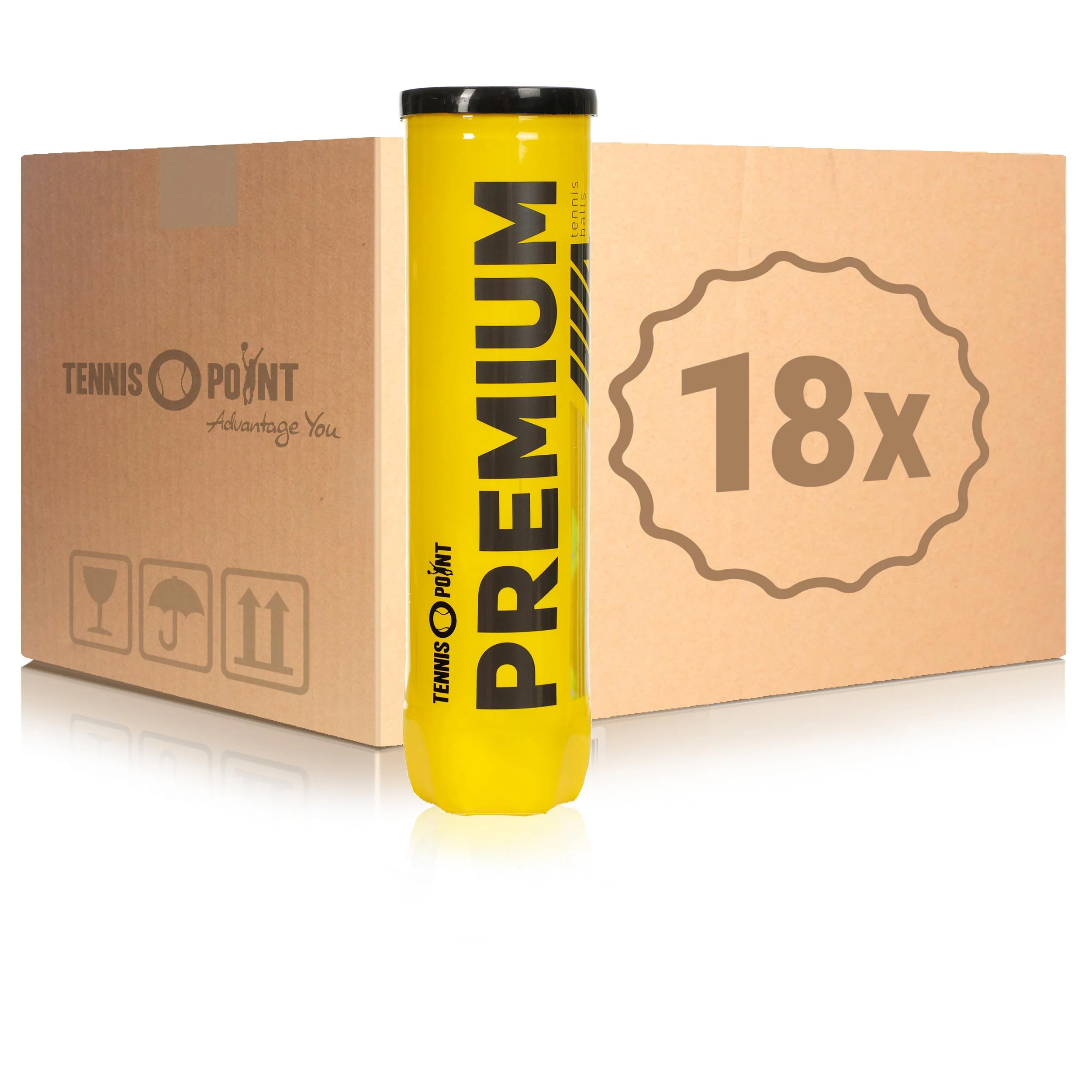 18x 4-pack rör Premium I kartong