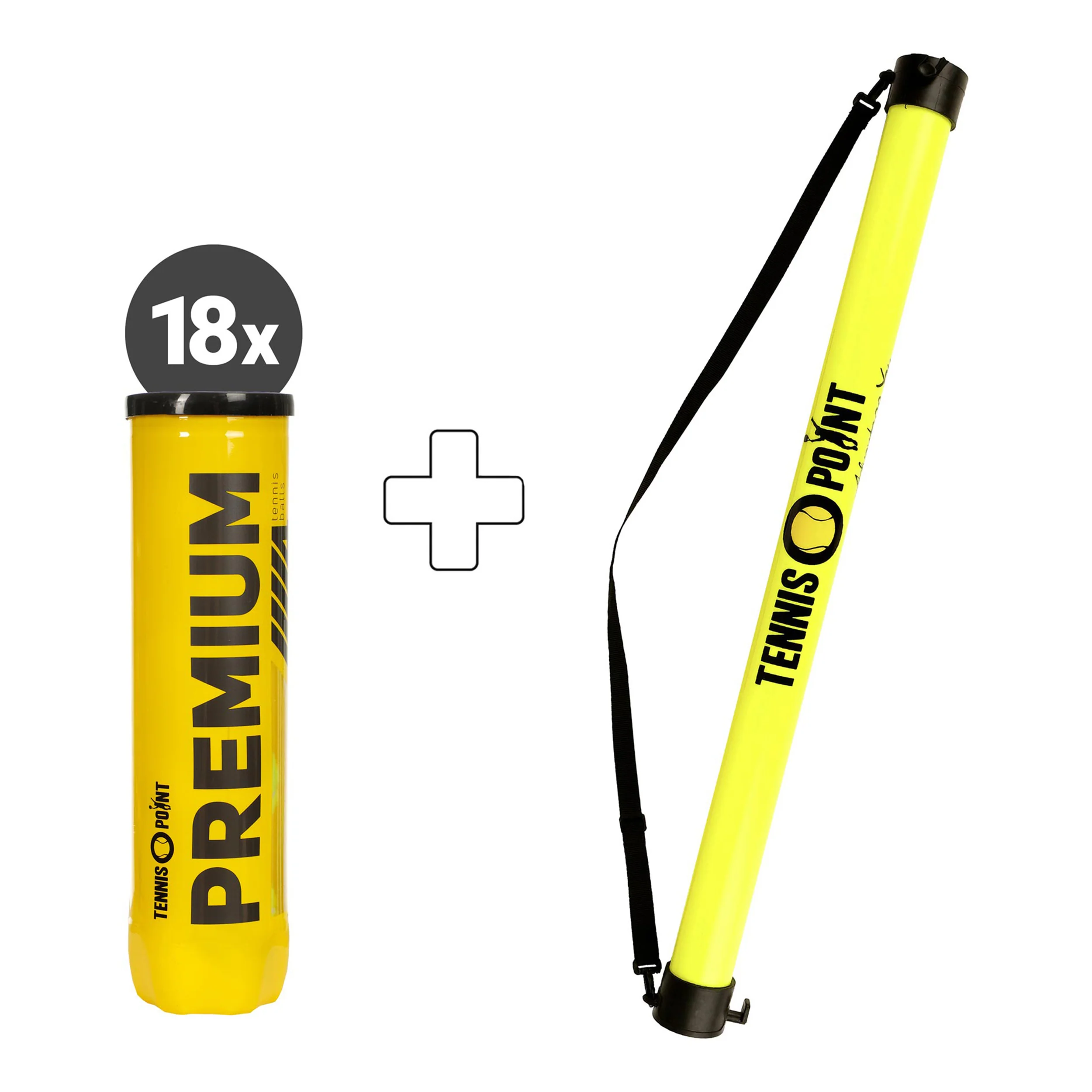 18x 4-pack rör Premium Plus bollsamlarrör