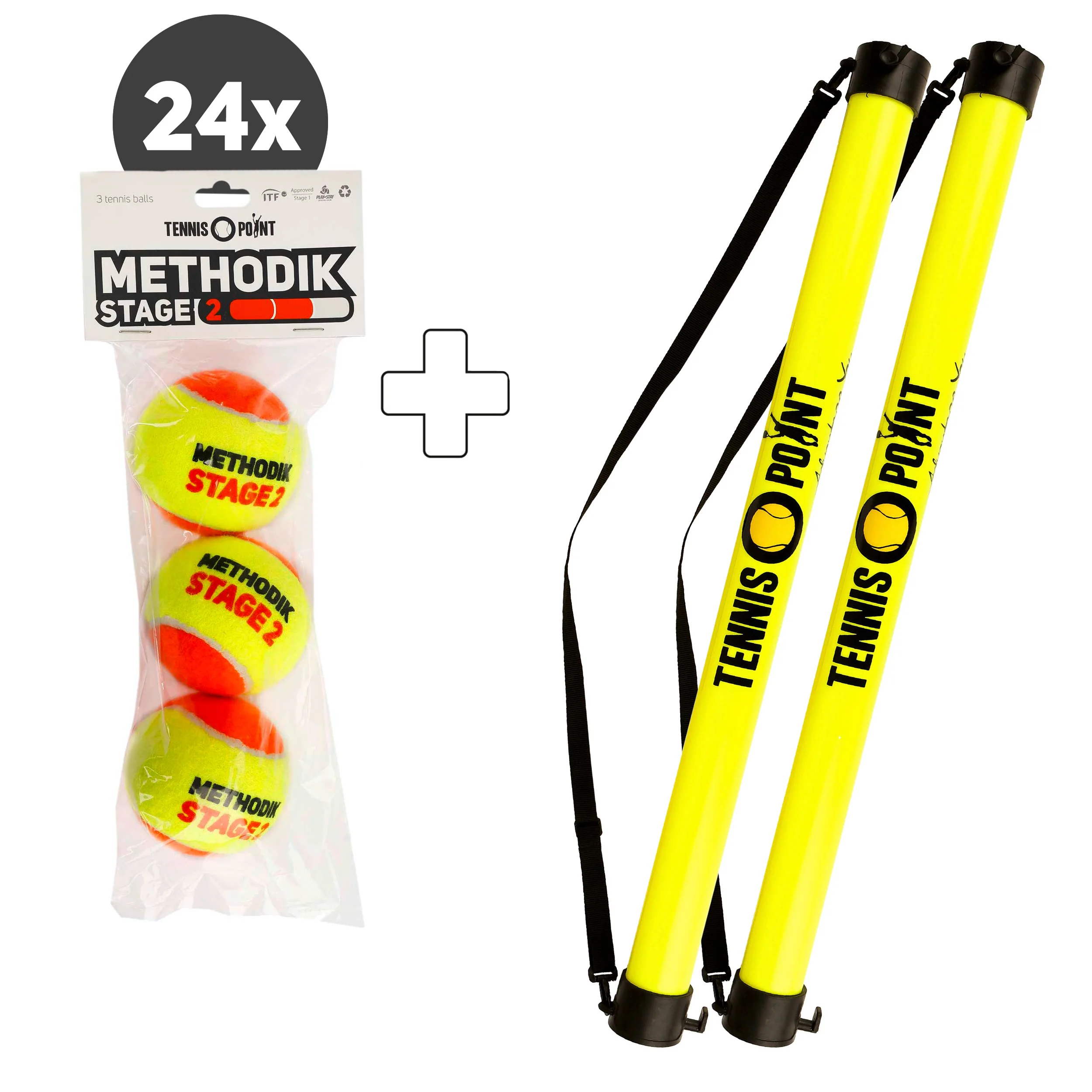 24x 3-pack påse (Stage 2) Plus bollsamlarrör