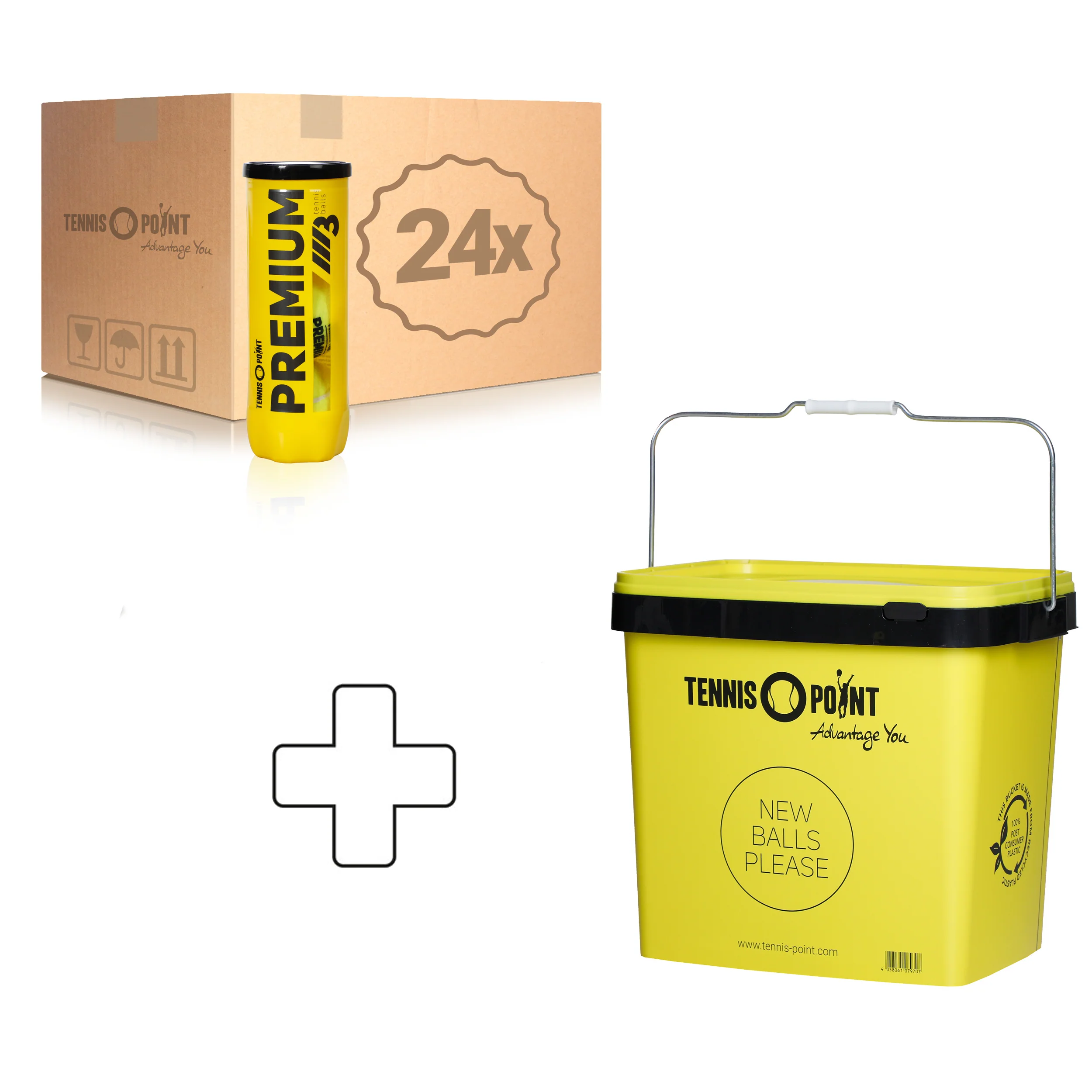 24x 3-pack rör Premium Tennisball
