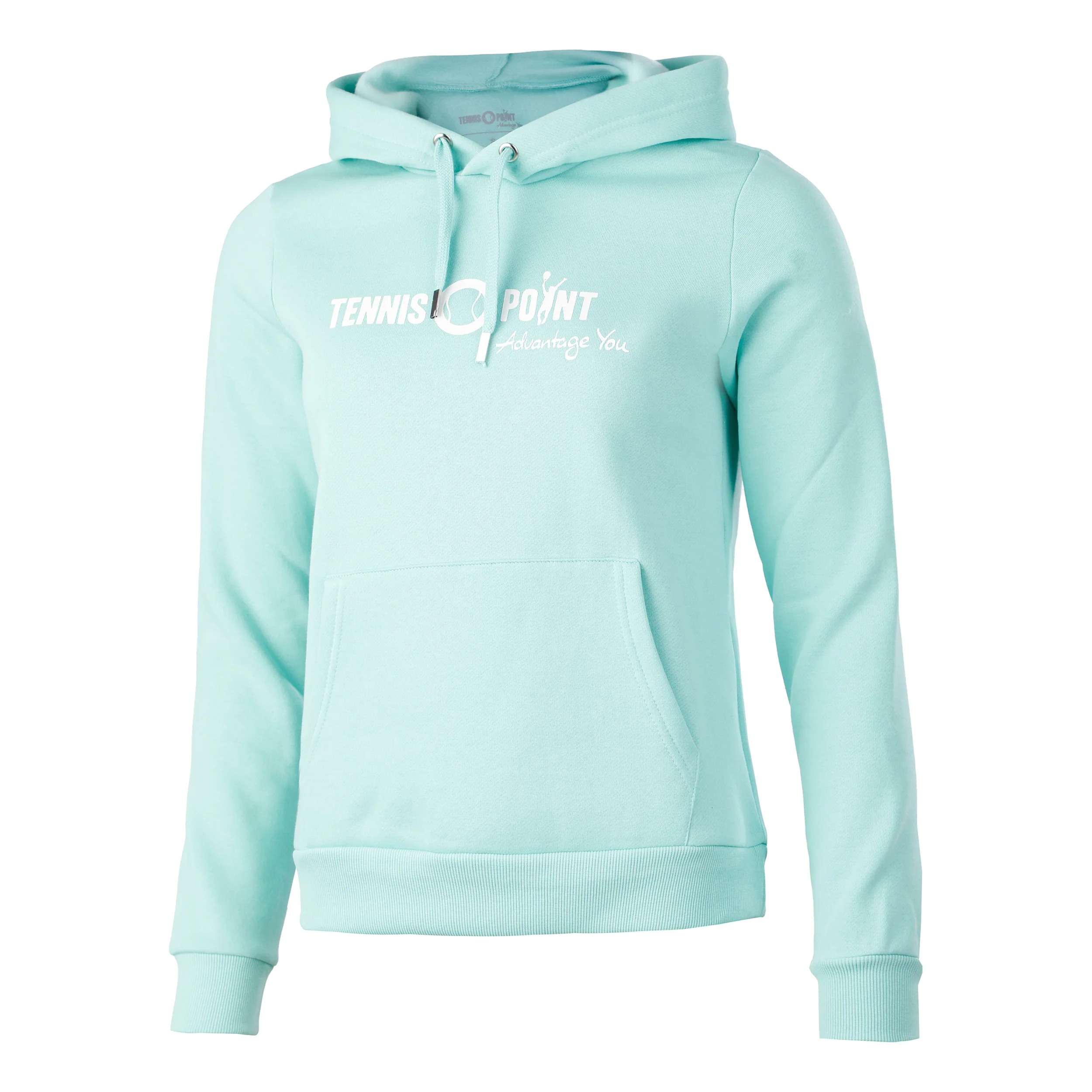 Logo Huvtröja Damer - mint, vit
