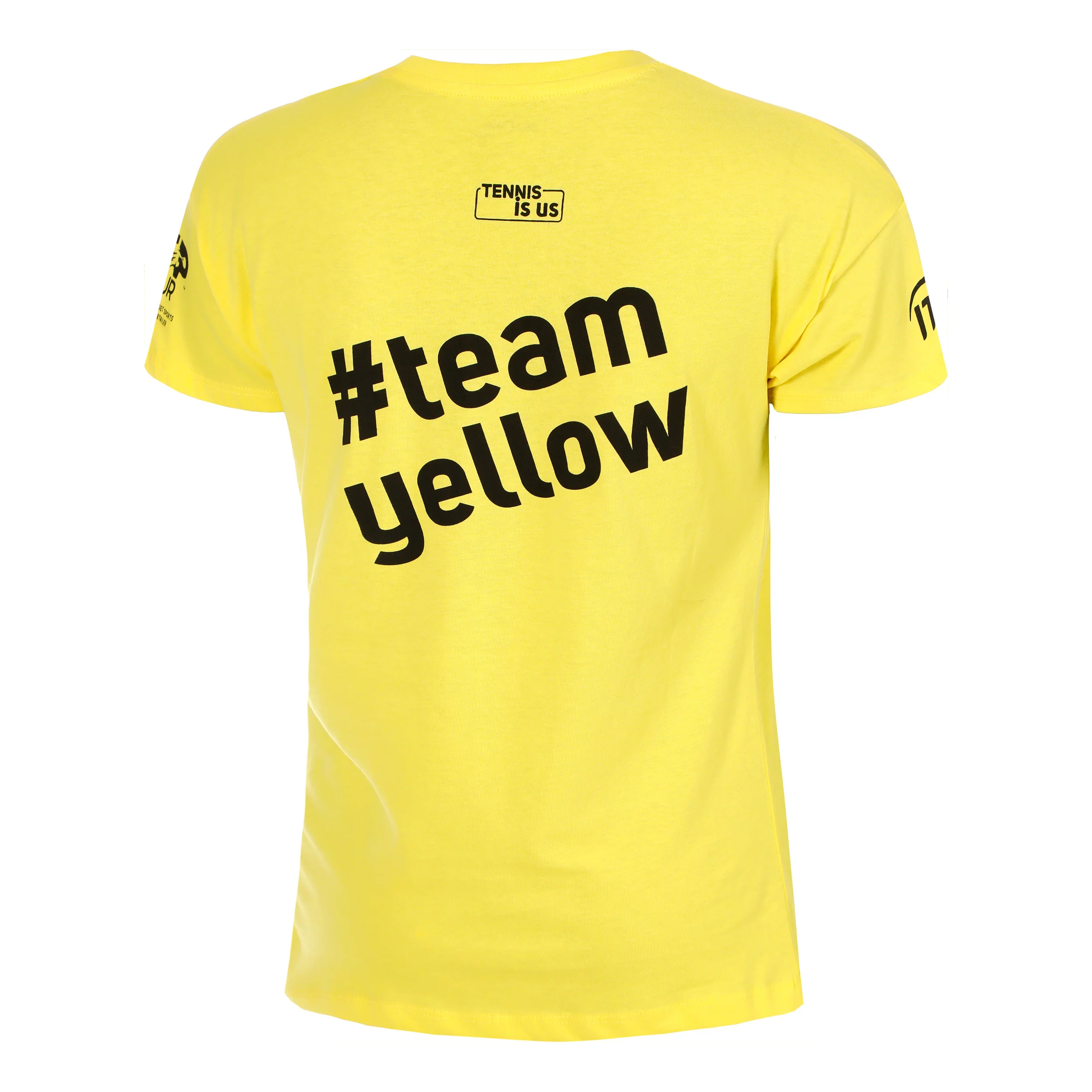 Team Yellow T-shirt Damer-Gul,Svart - Image 2