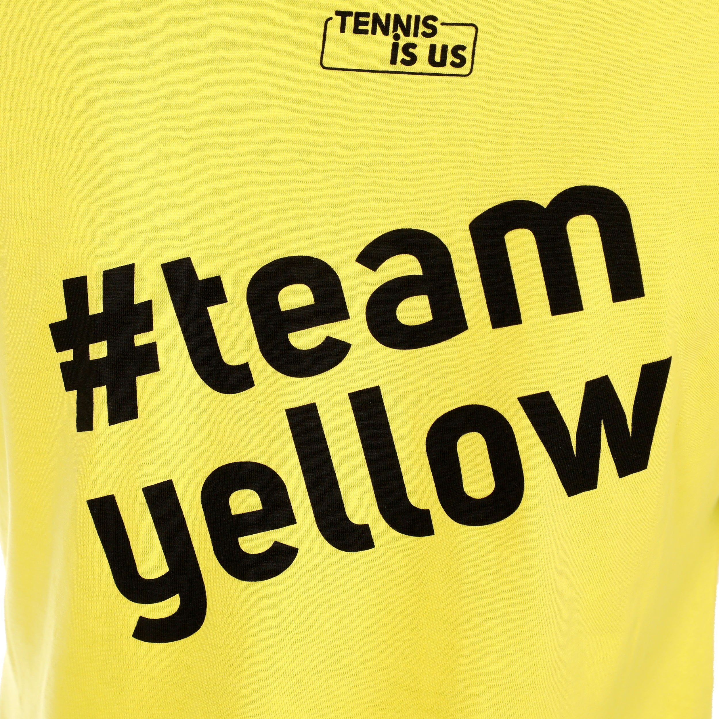 Team Yellow T-shirt Damer-Gul,Svart - Image 5