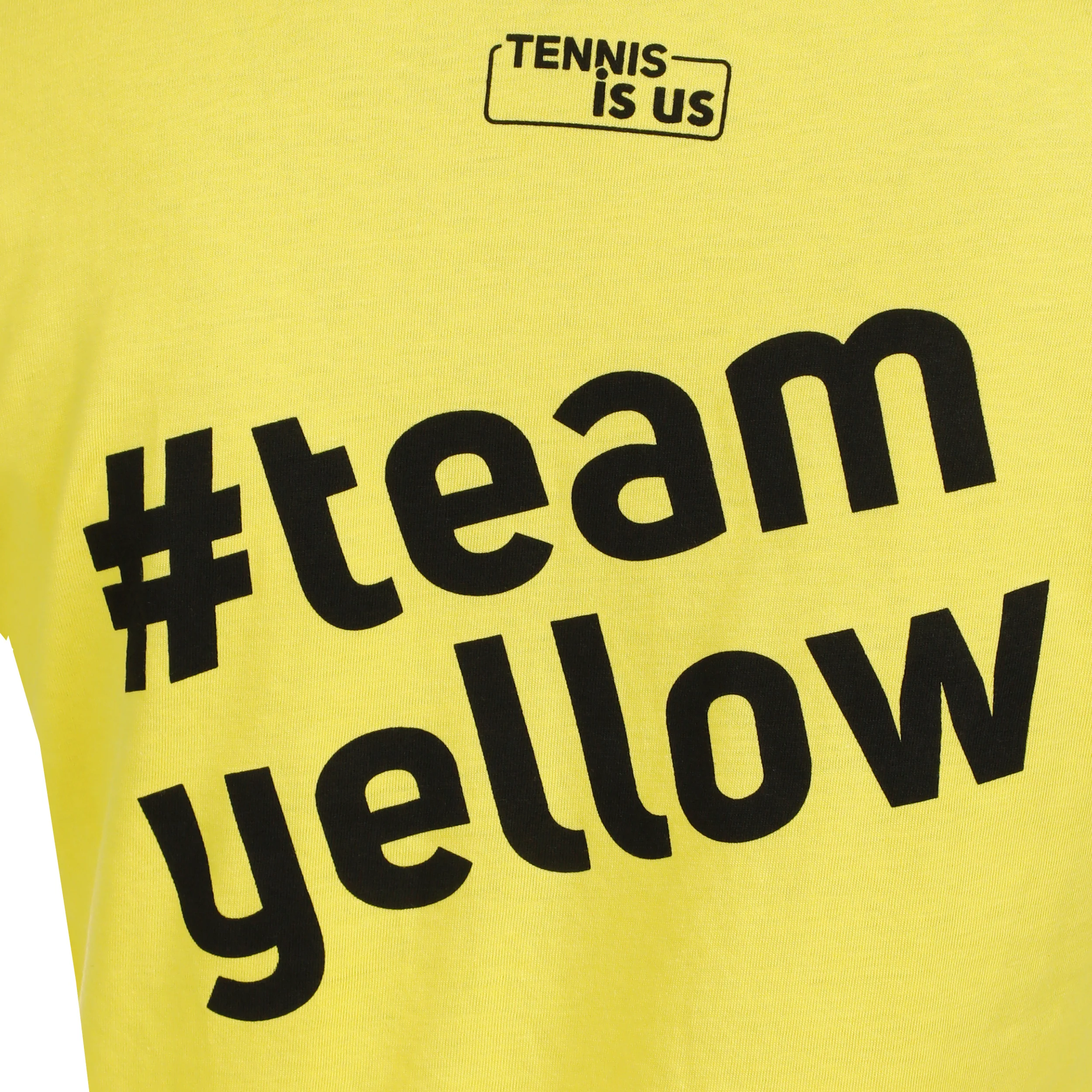 Team Yellow T-shirt Damer-Gul,Svart - Image 7