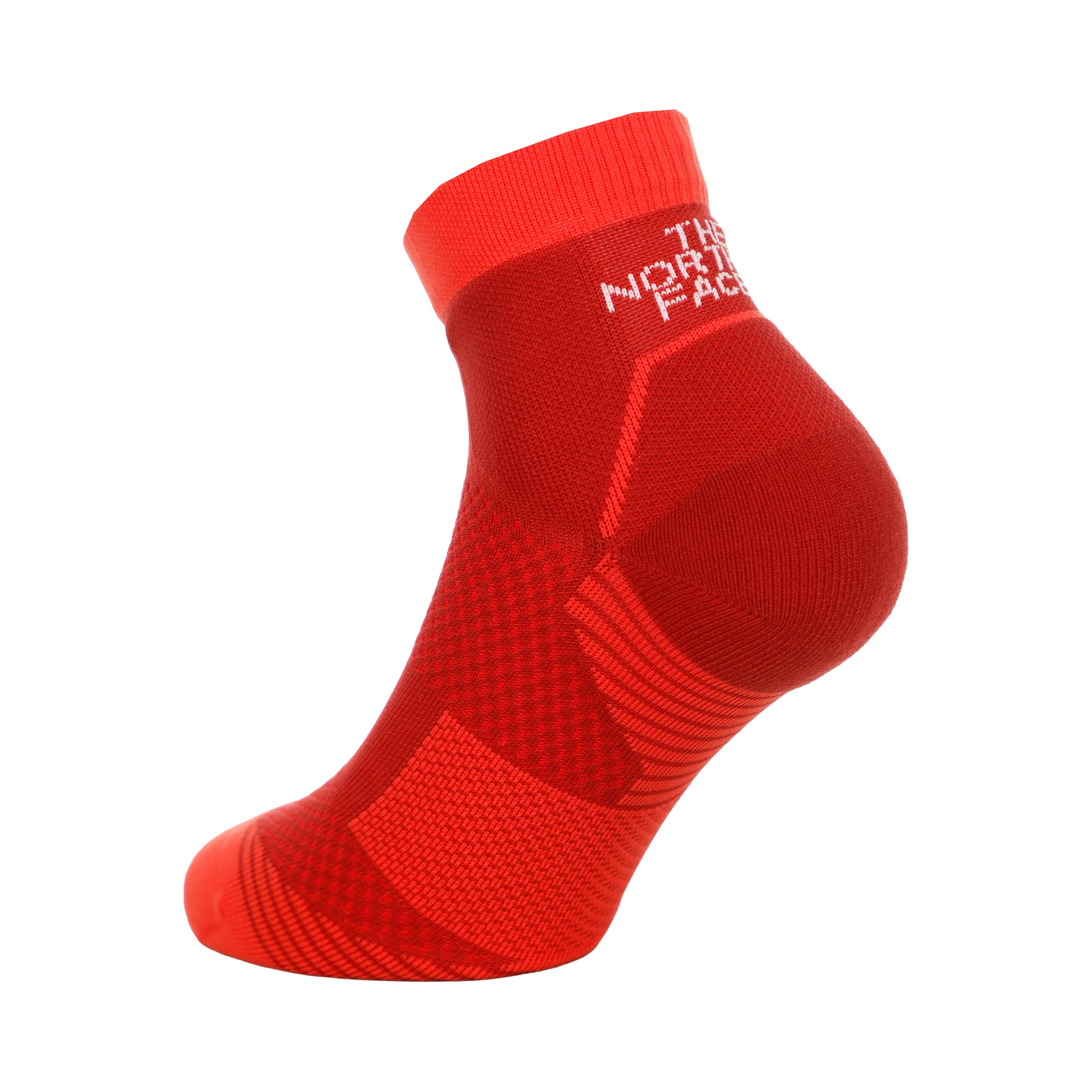 Trail Run Quarter Löparsockor Unisex - mörkröd, röd - Image 2