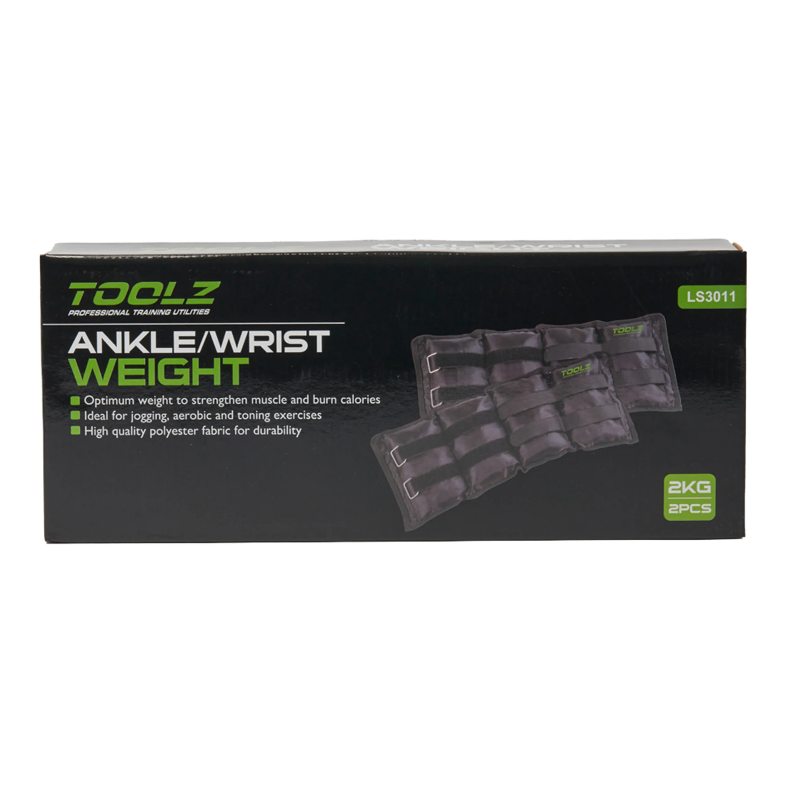 Wrist/Ankle Weight 2kg-2pcs Viktmanschetter-Svart