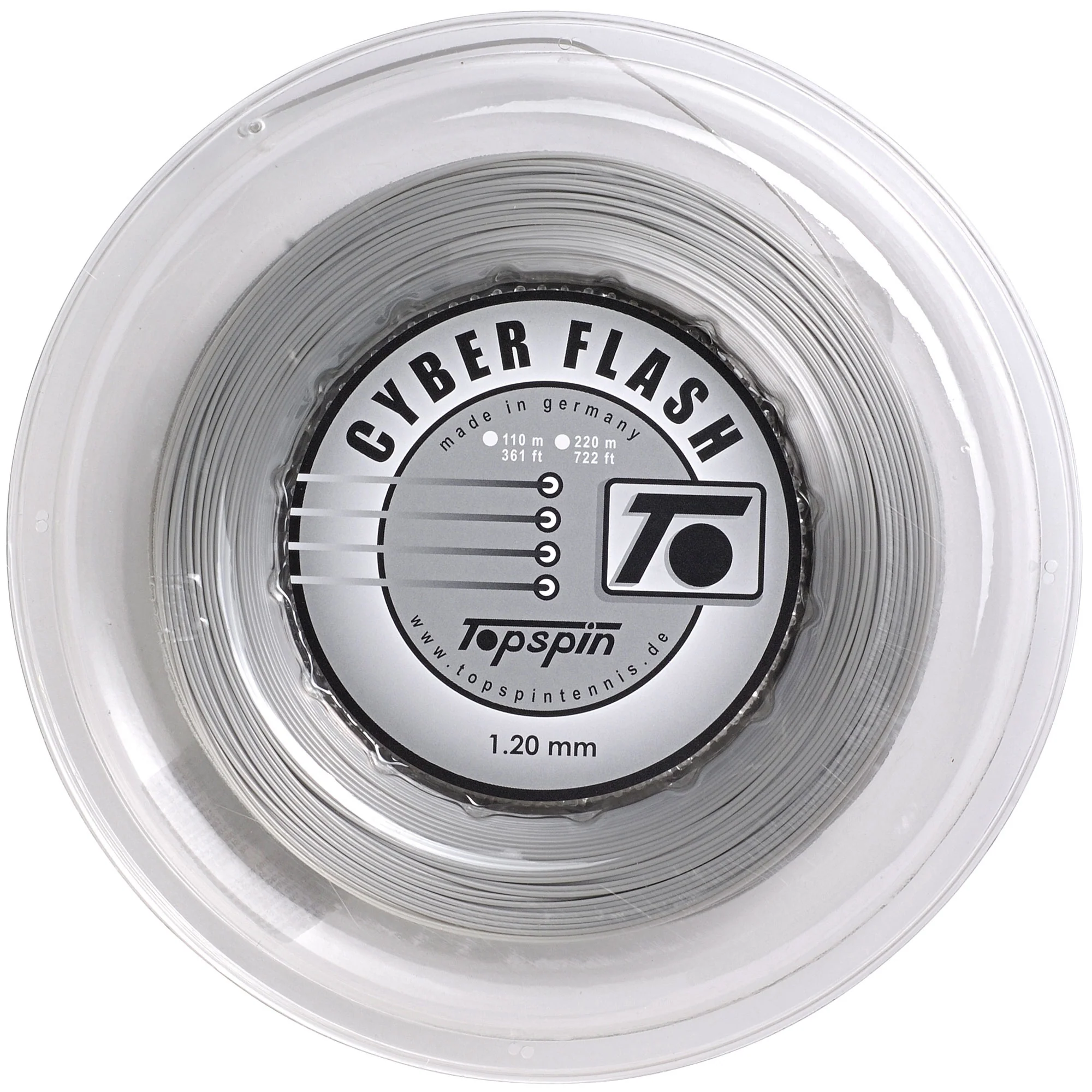 Cyber Flash Strängrulle 220m-Silver