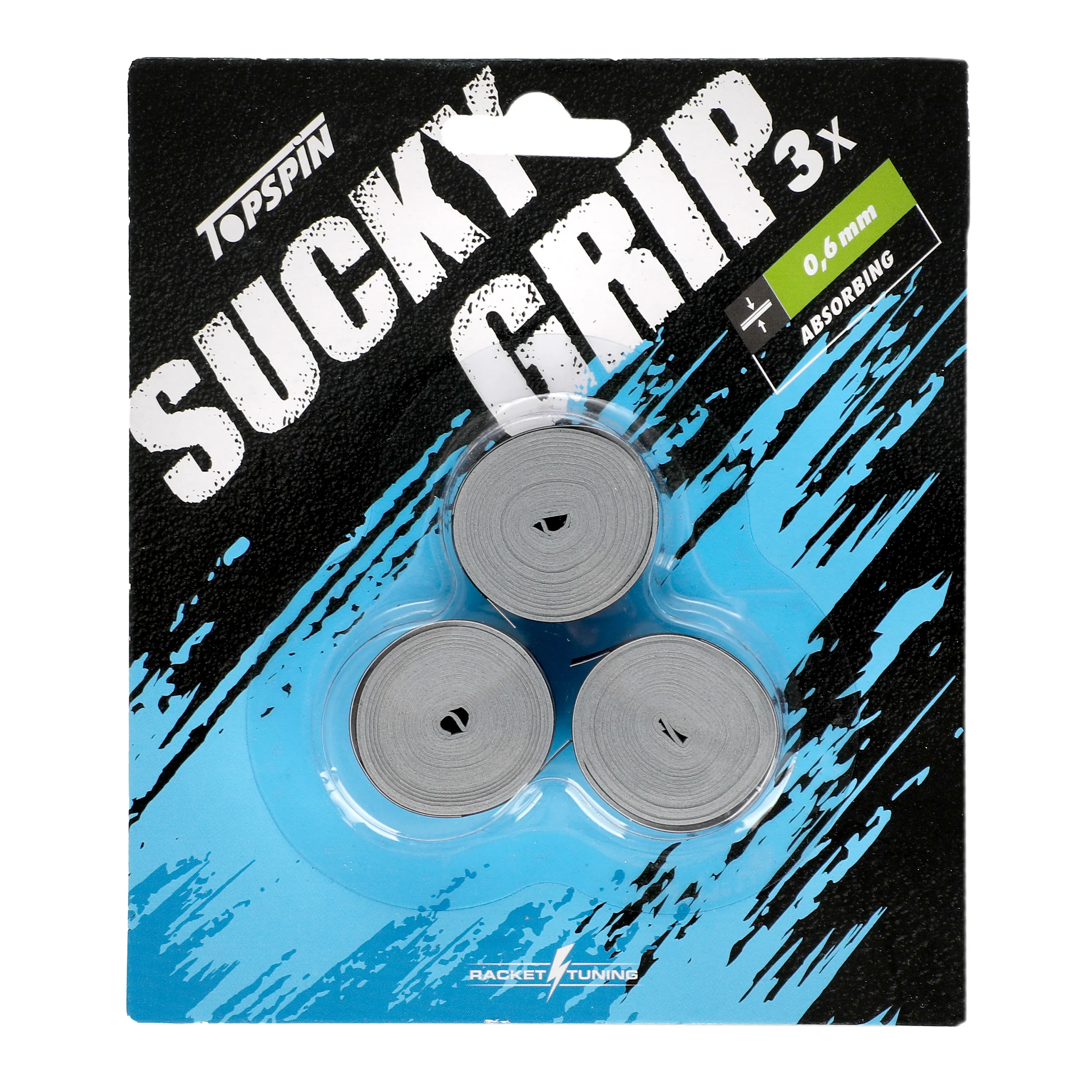Sucky Grip 3-pack - grå