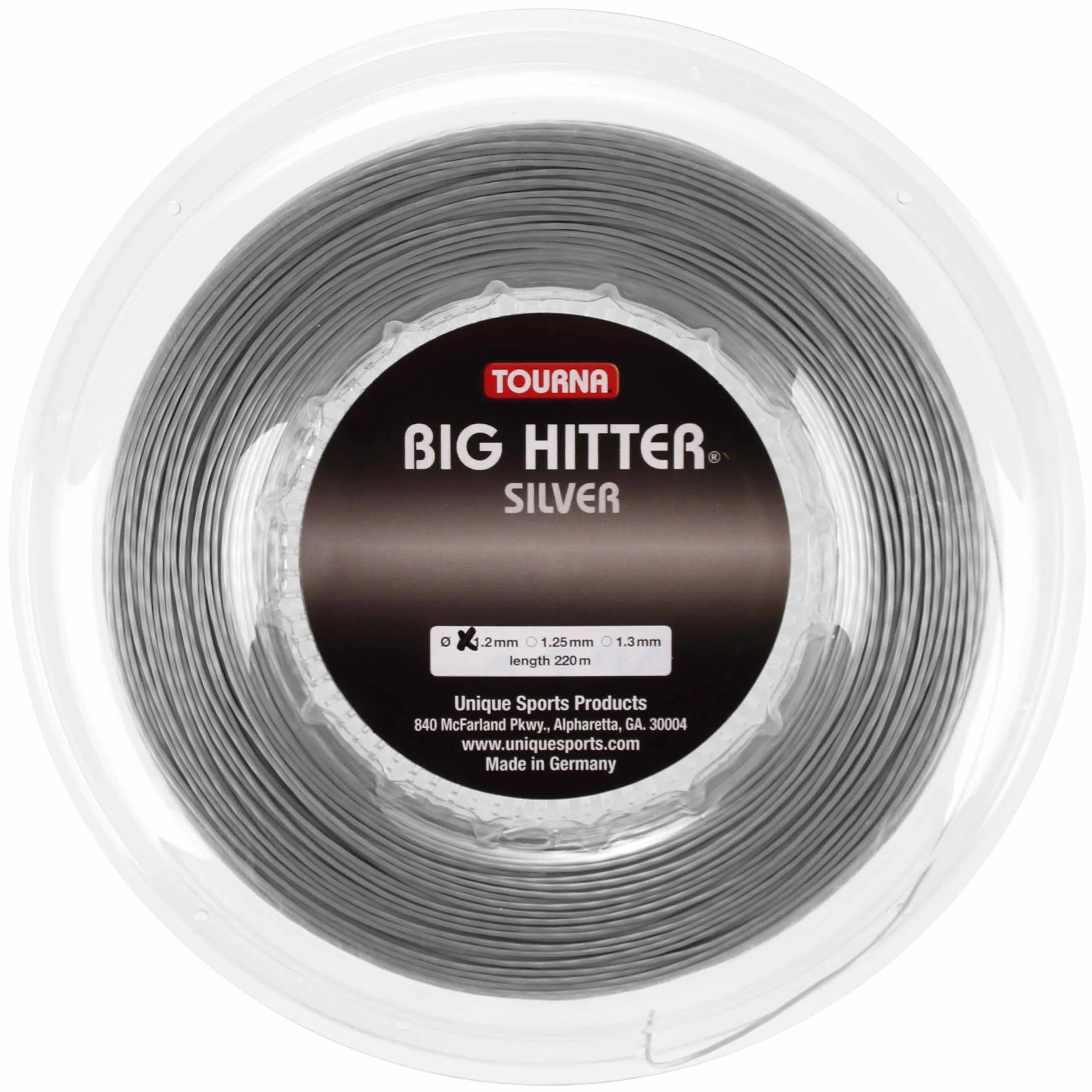 Big Hitter Strängrulle 220m-Silver