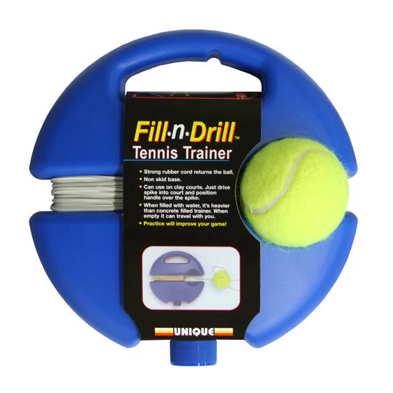 Fill & Drill Tennisträningsutrustning-Blå,Gul