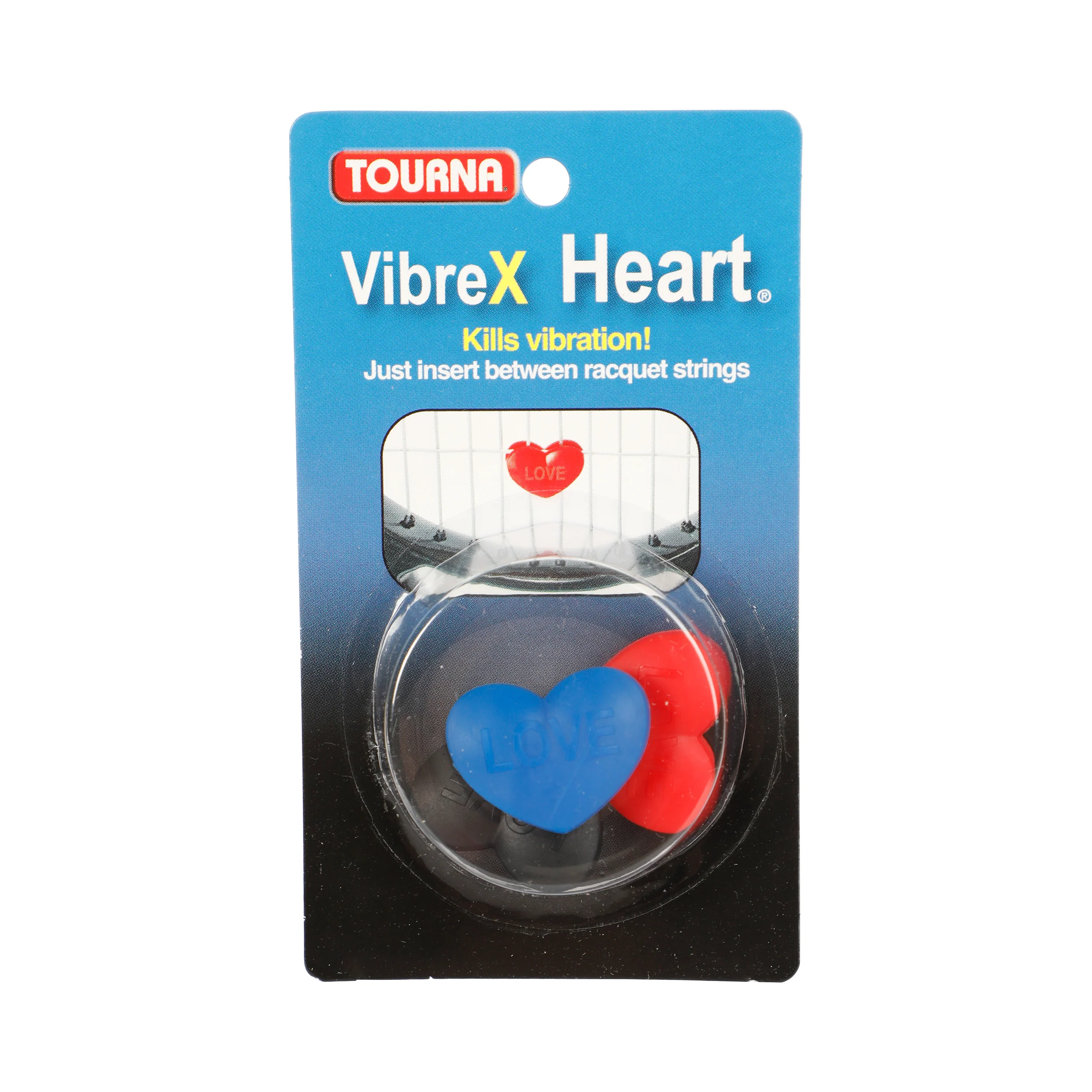 Vibrex Heart Dämpare 3-pack-Röd,Svart