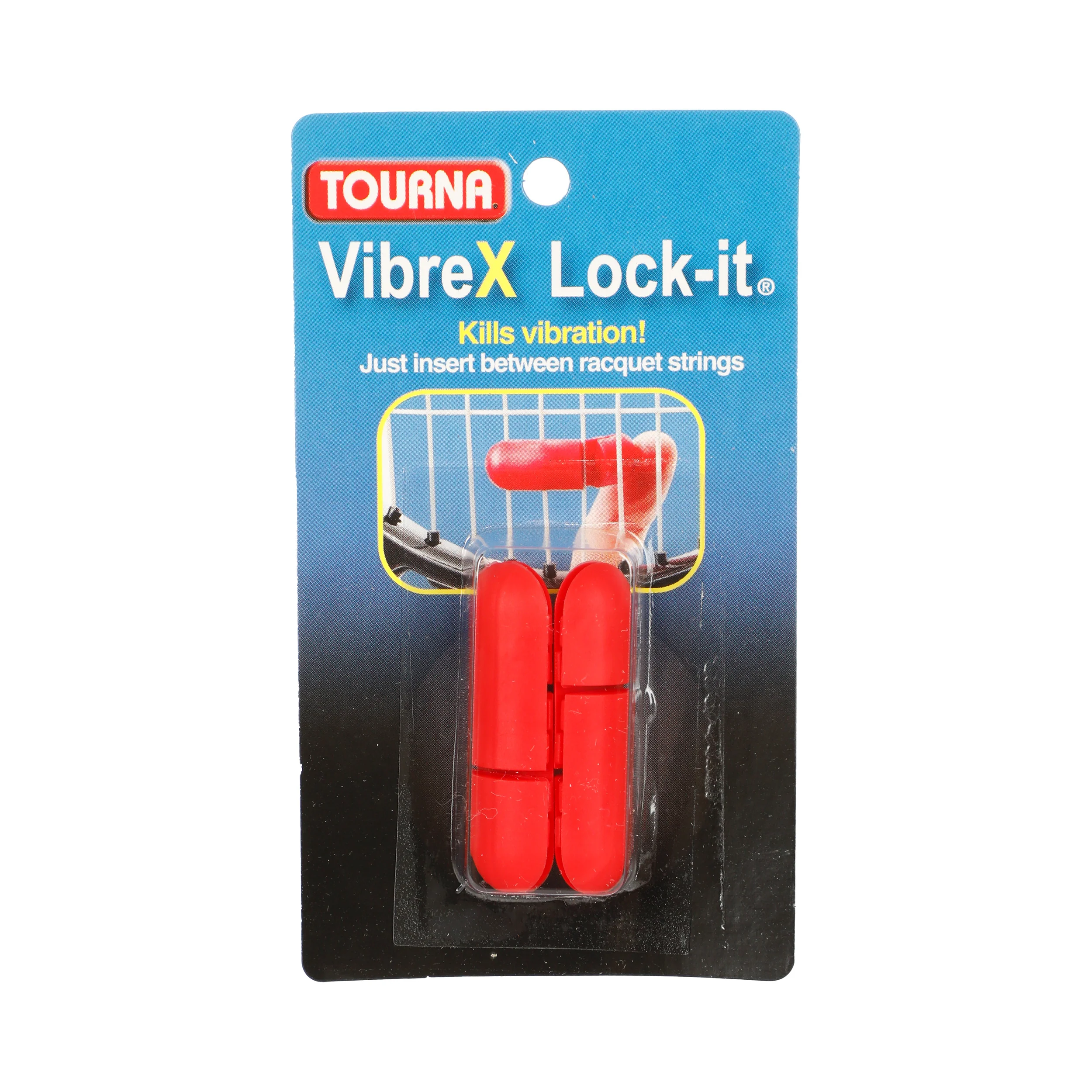 Vibrex Lock Dämpare 2-pack-Röd