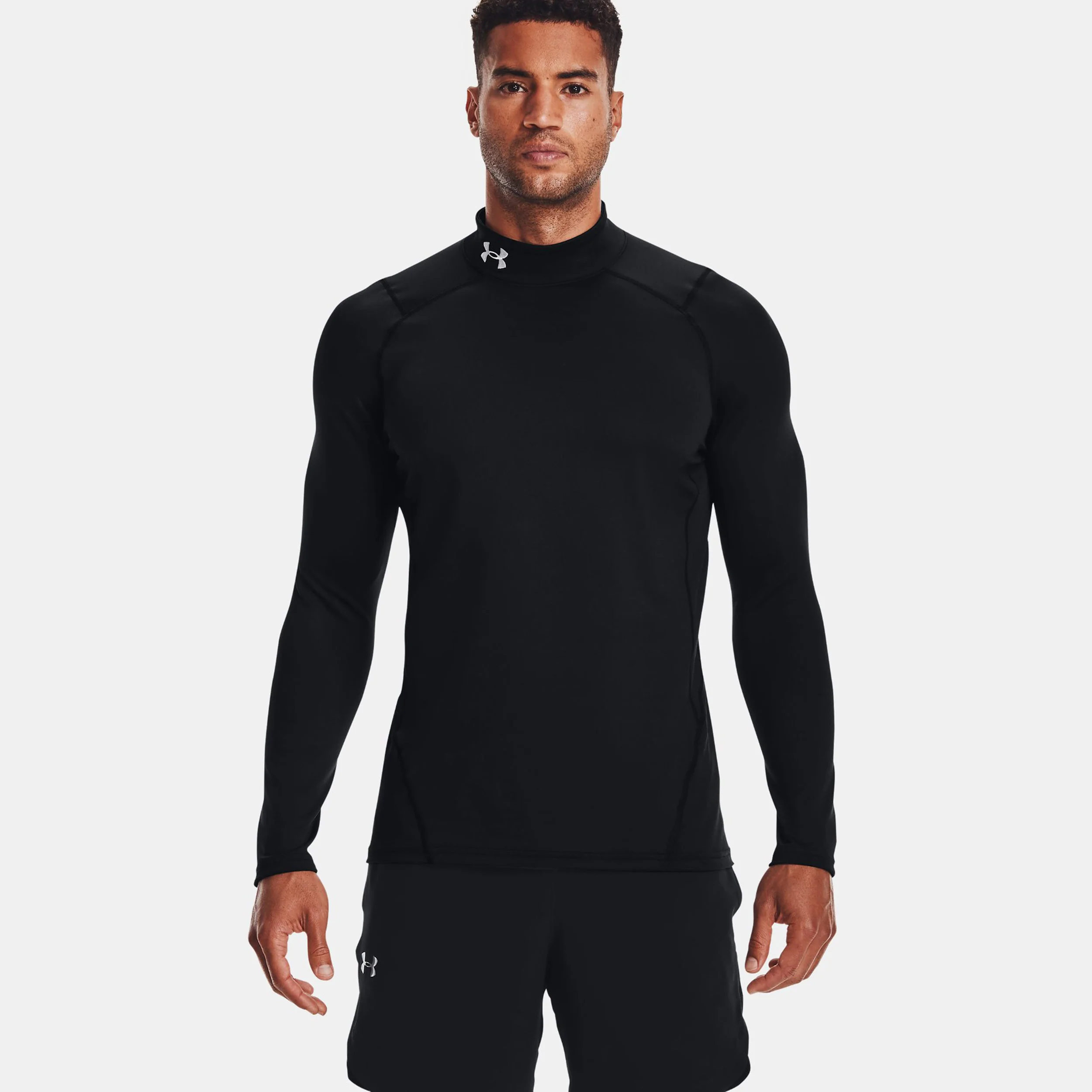 Coldgear Fitted Crew Långärmat Herrar - svart, - Image 3