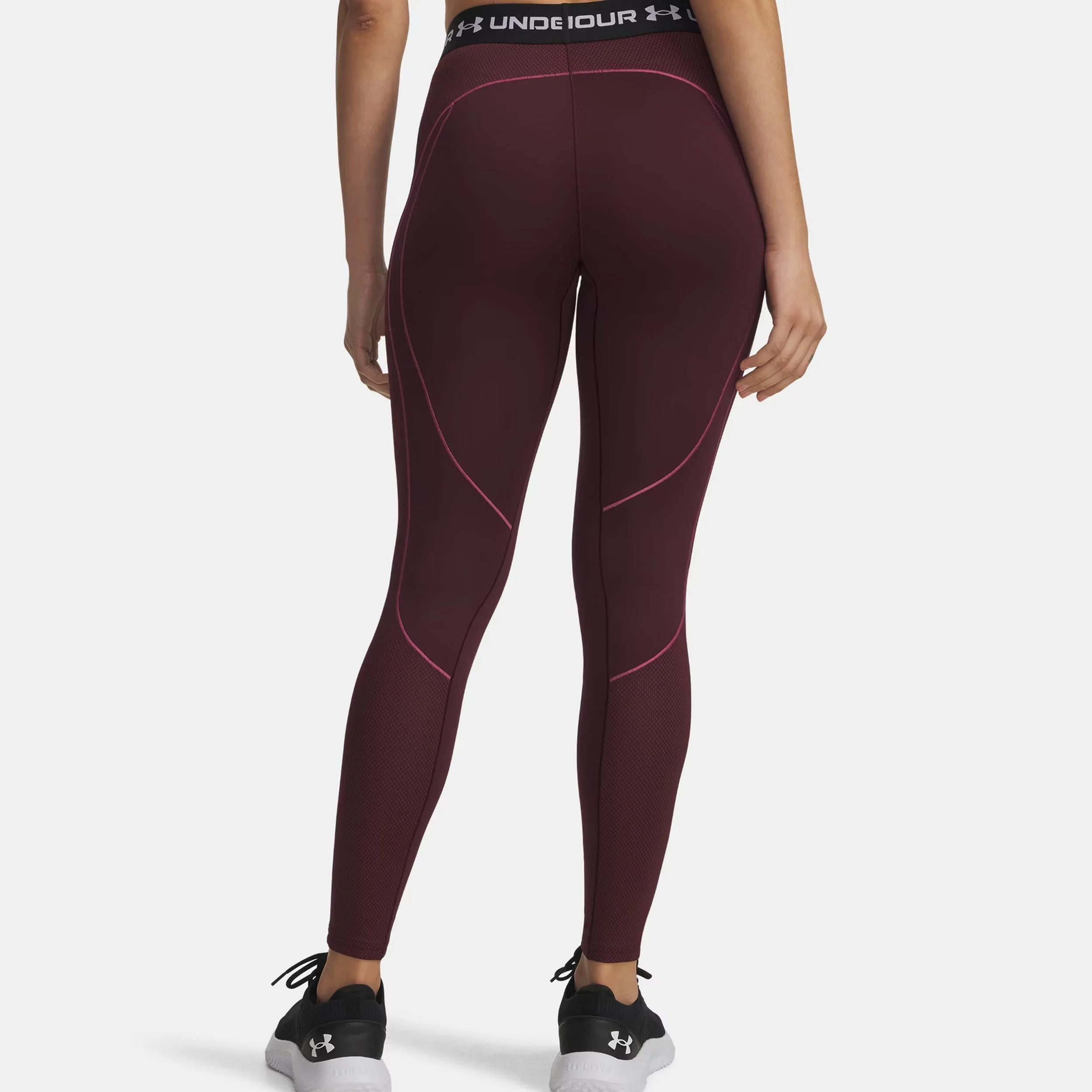 ColdGear Textured Tights Damer-rött vin - Image 2