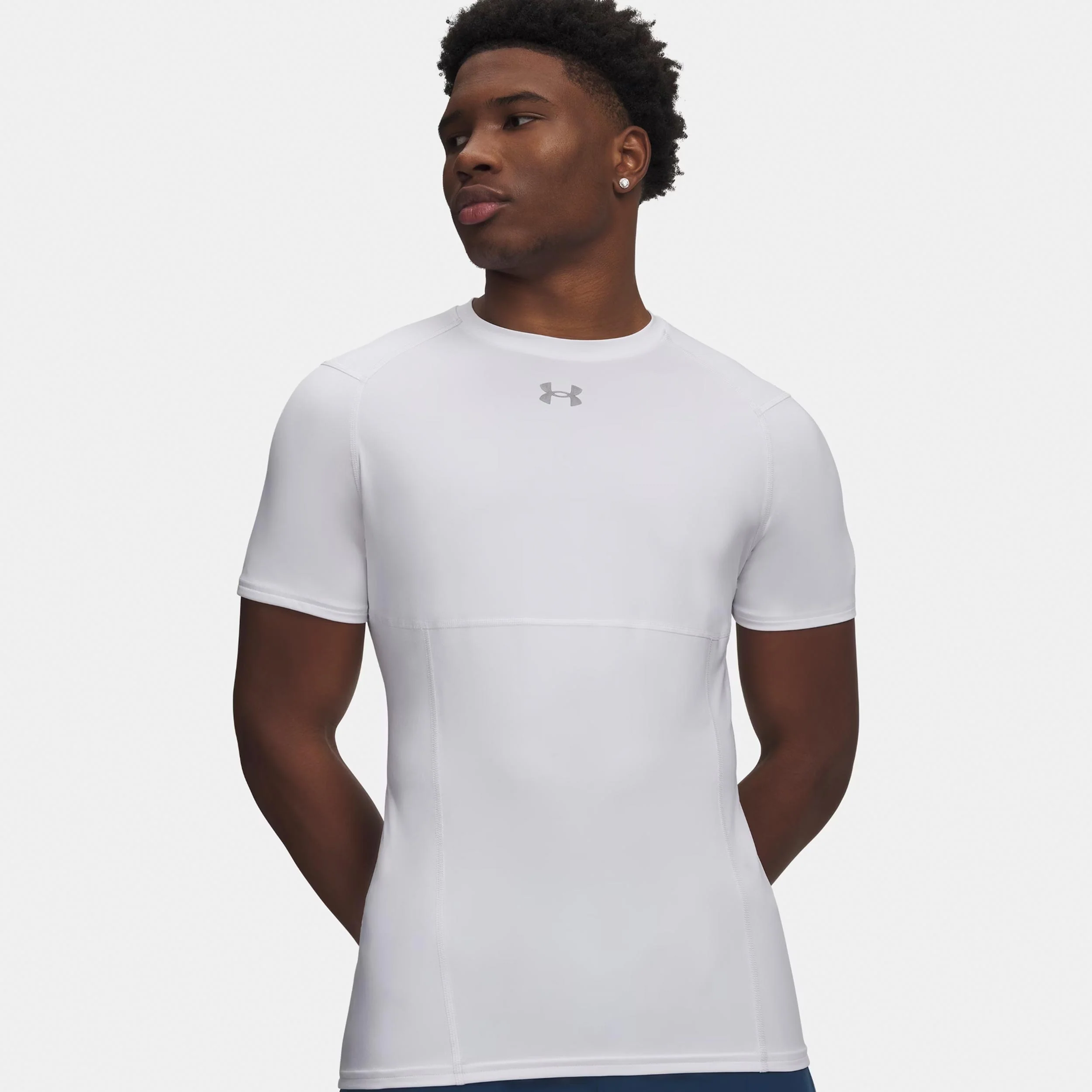 Elite Fitted T-shirt Herrar-vit