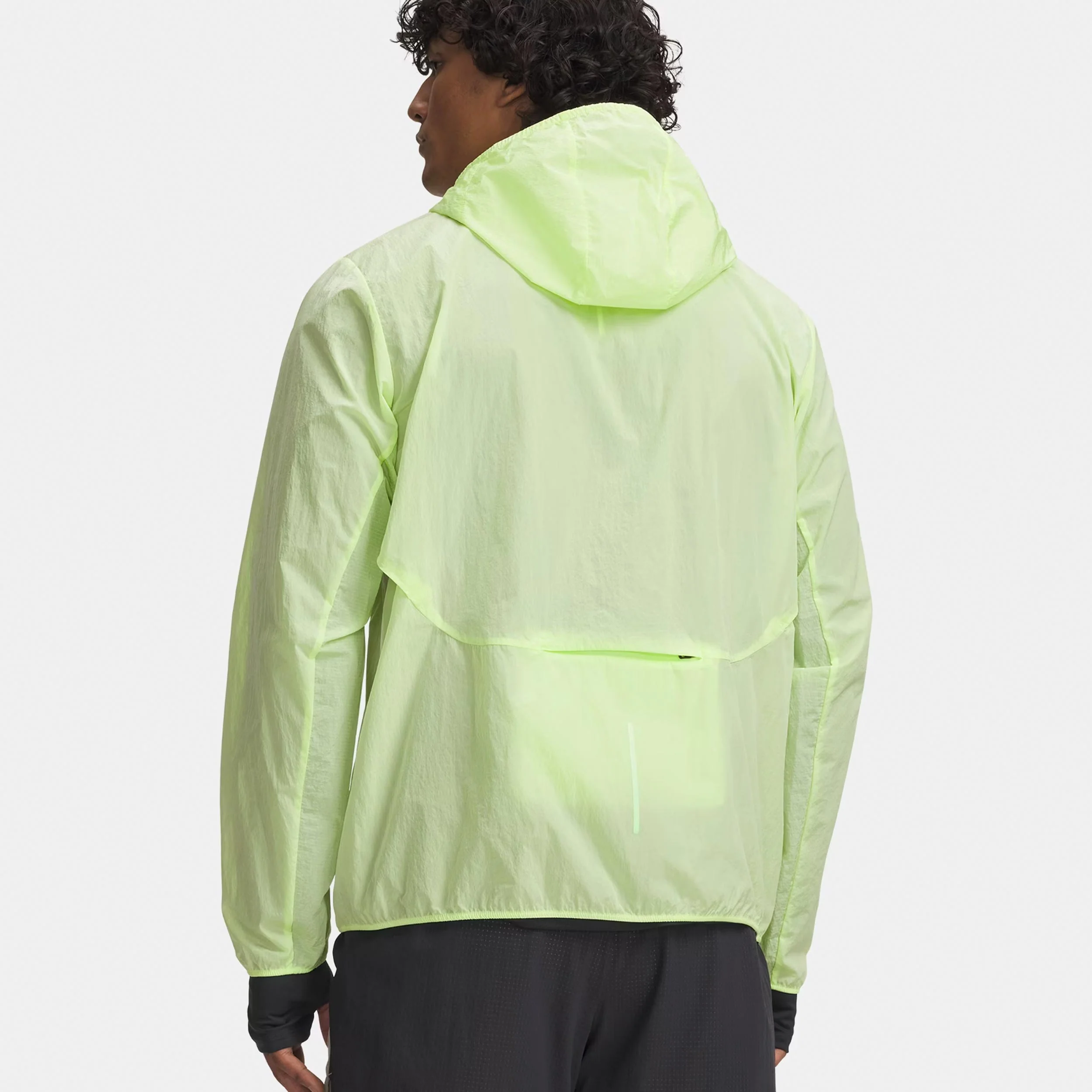 Explor Trail Run WindShell Löparjacka Herrar-ljusgrön, neongrön - Image 2