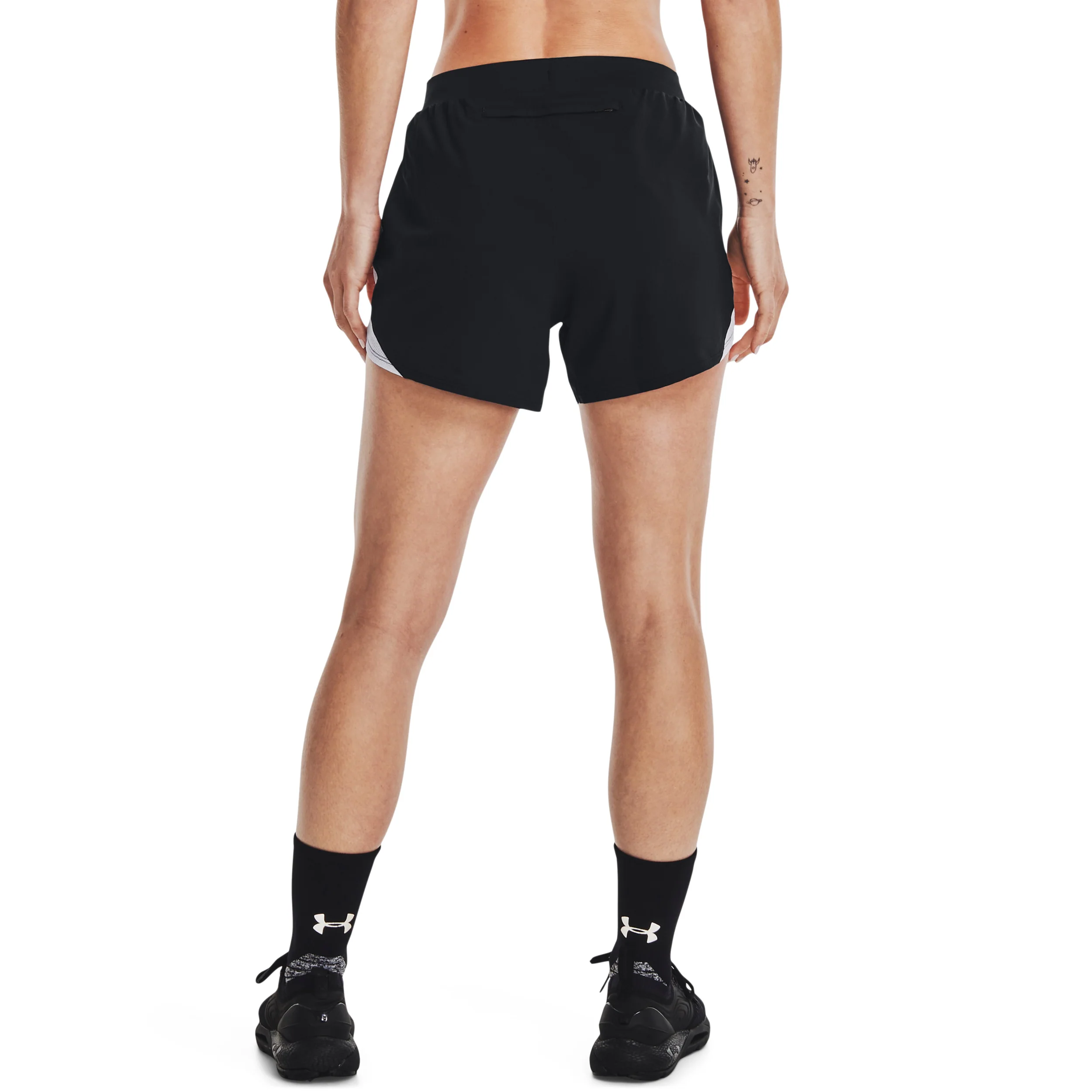 Fly By Elite 5in Shorts Damer-Svart,Vit - Image 4