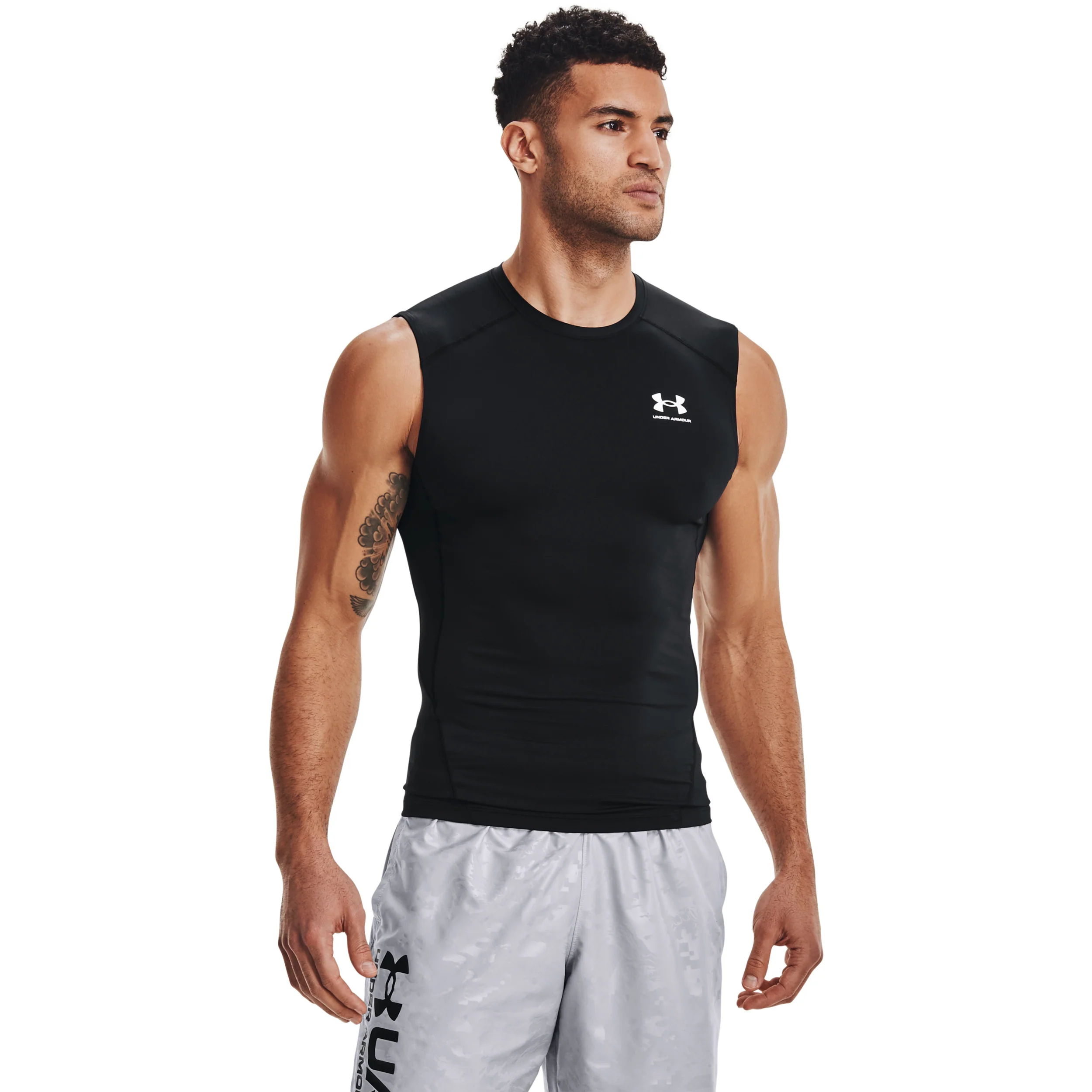 Heatgear Armour Linne Herrar-Svart,Vit - Image 3