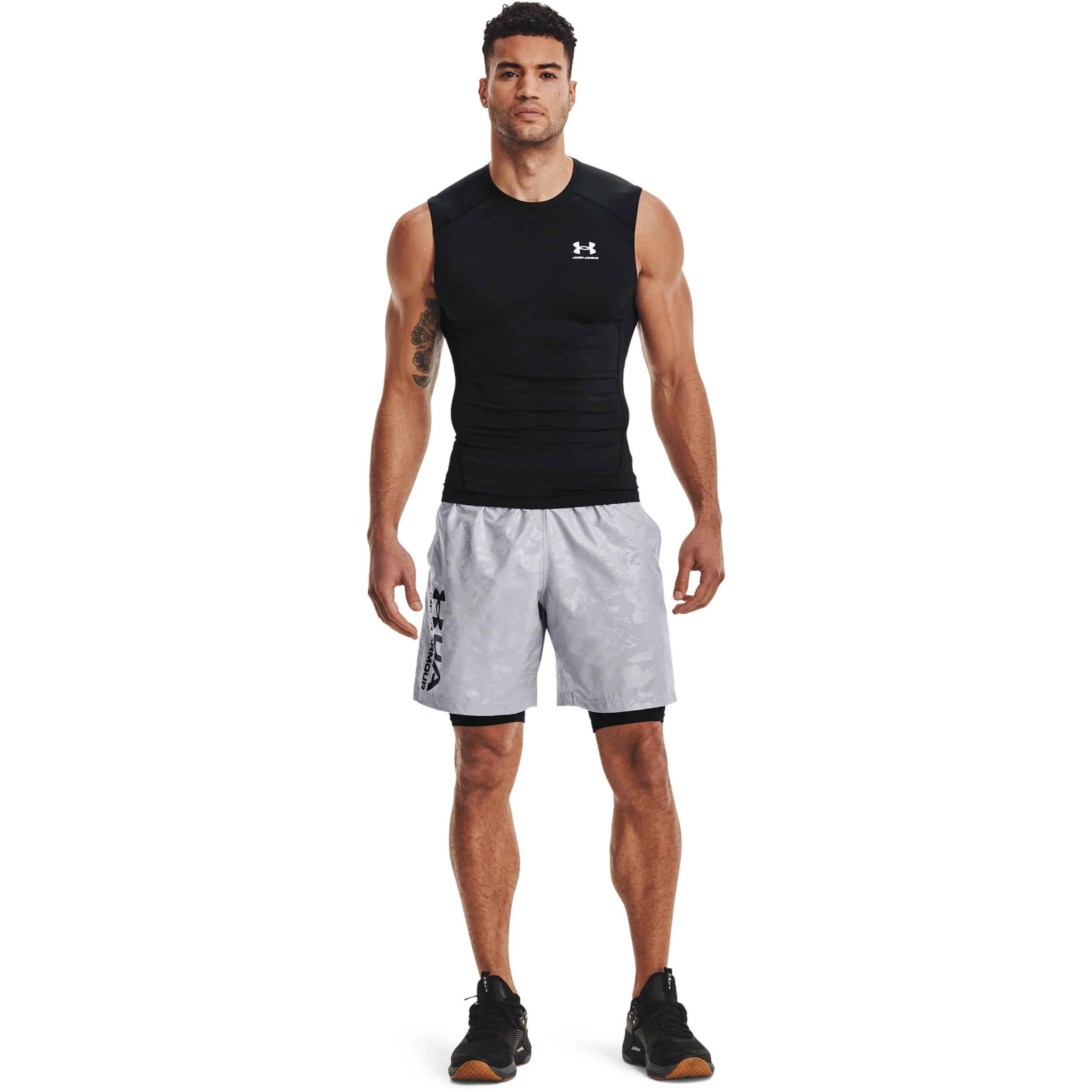 Heatgear Armour Linne Herrar-Svart,Vit - Image 4