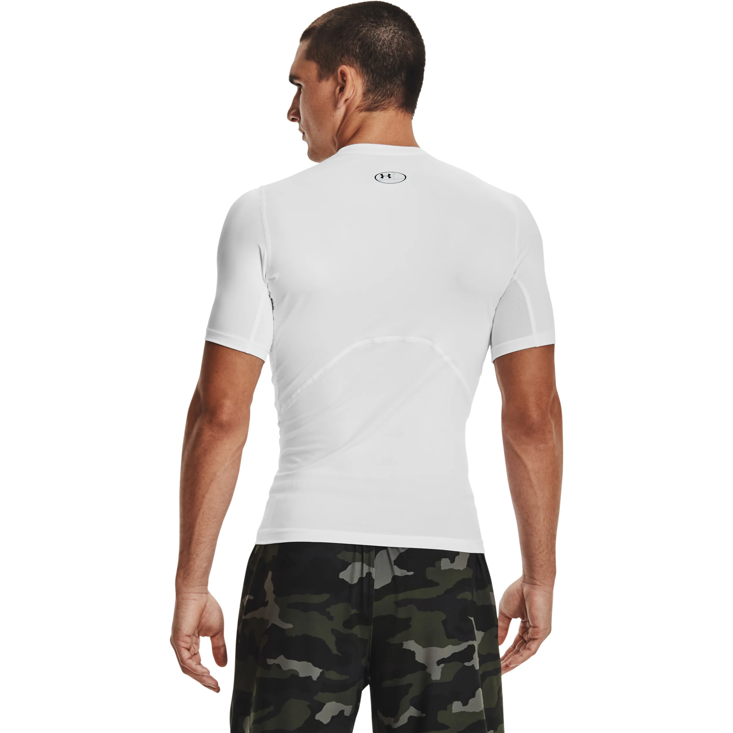 Heatgear Comp T-shirt Herrar-Vit,Svart - Image 5