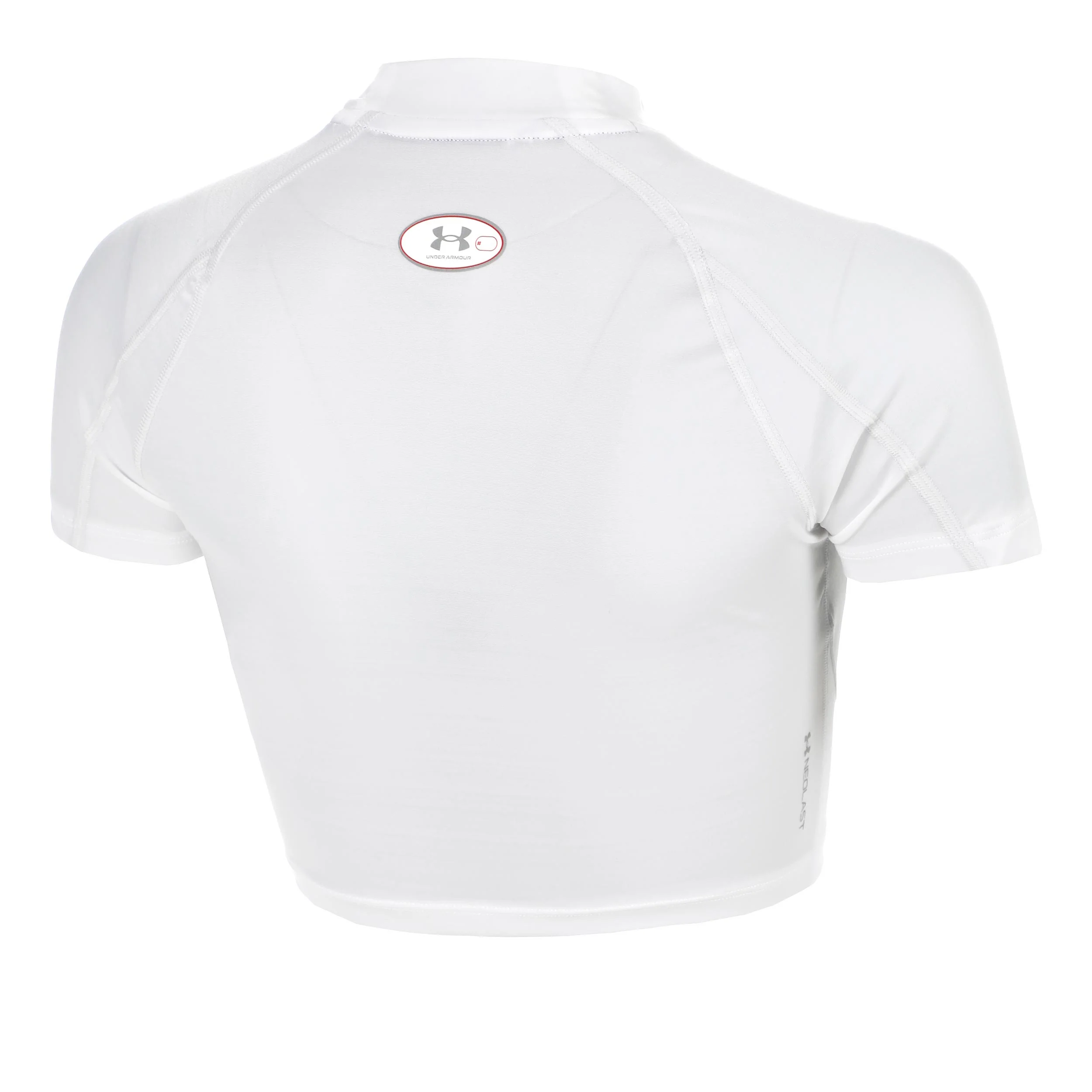 HeatGear Elite Crop T-shirt Damer-vit - Image 2