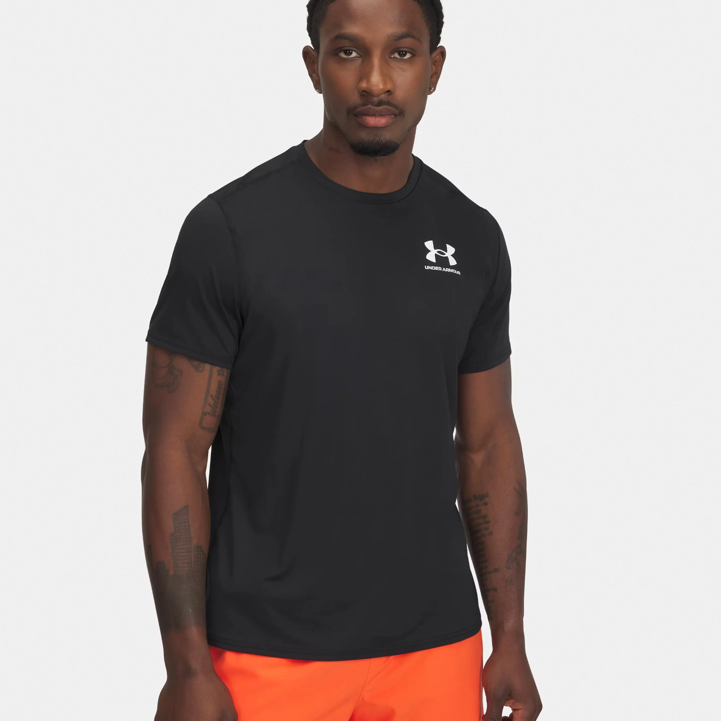 Heatgear Fitted T-shirt Herrar-svart - Image 3