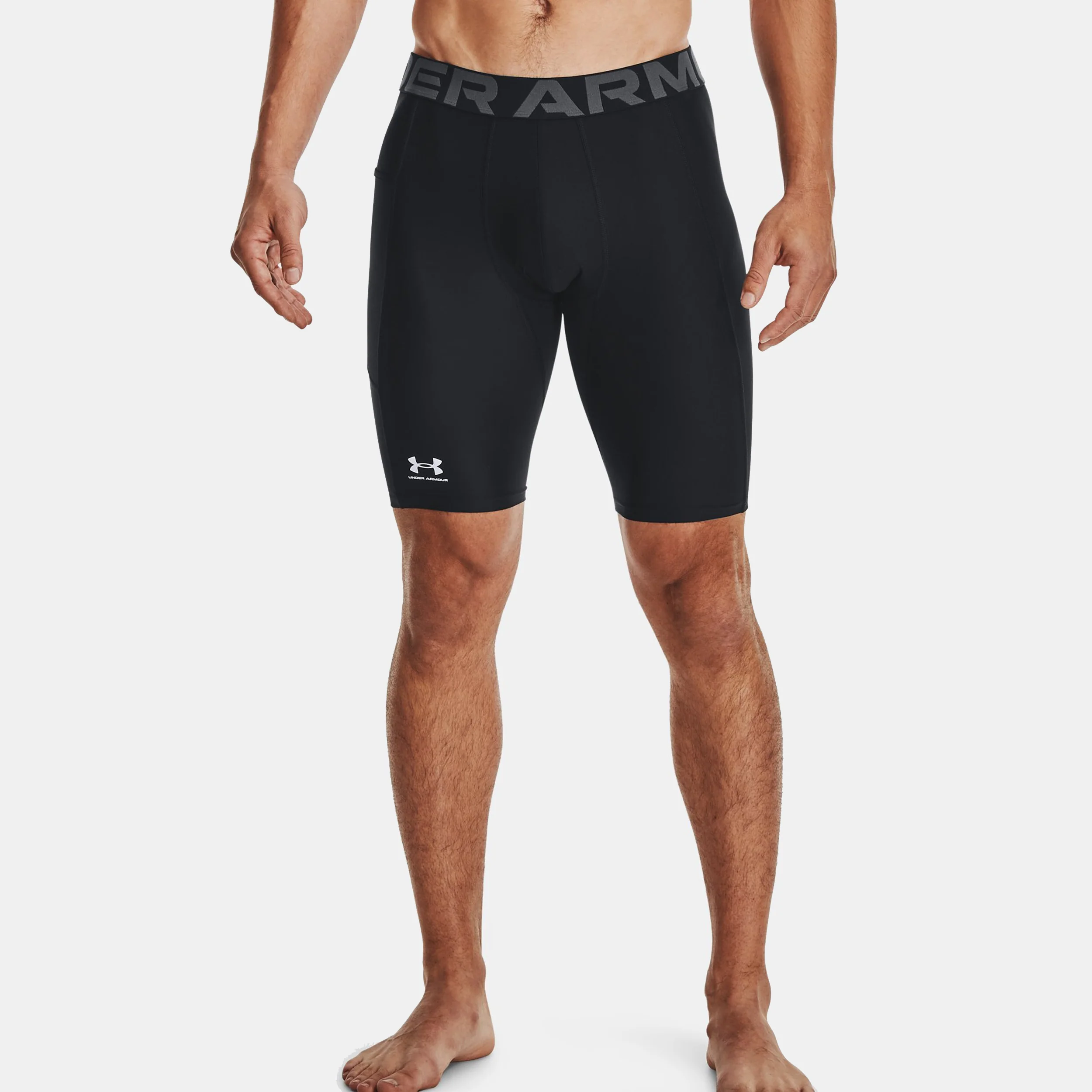 Heatgear Long Shorts Herrar-Svart - Image 2