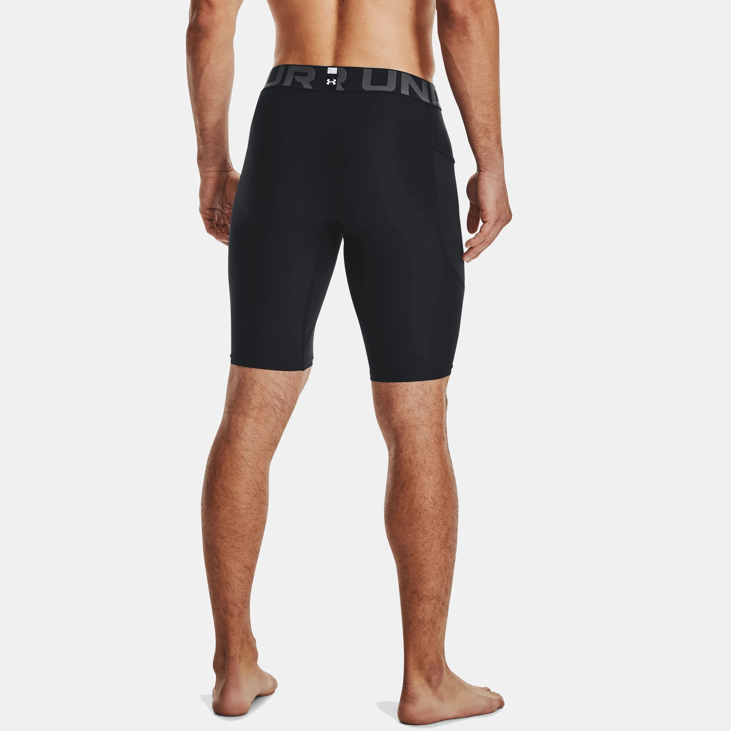 Heatgear Long Shorts Herrar-Svart - Image 3