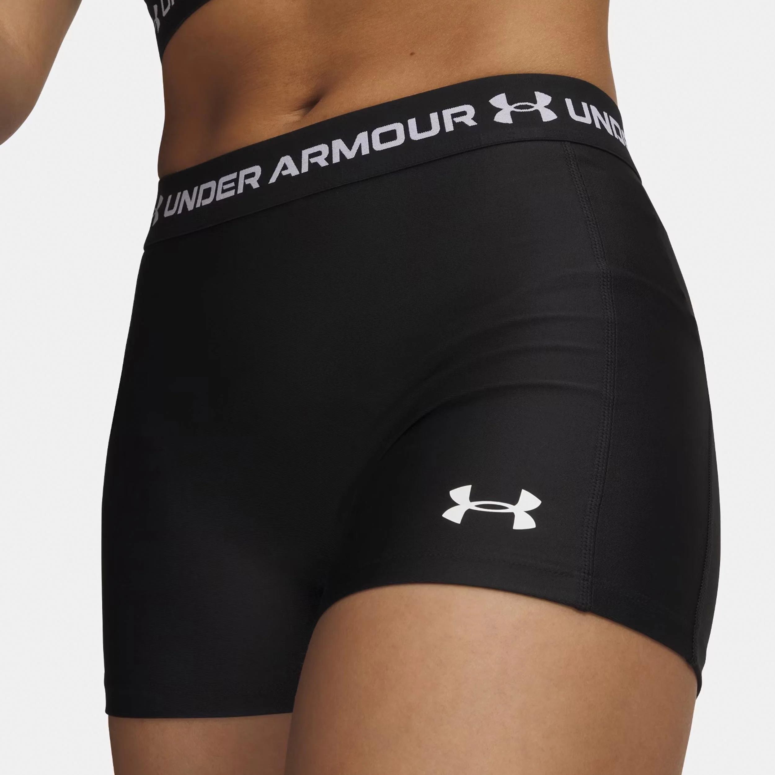 HeatGear Shorts Damer-svart, vit