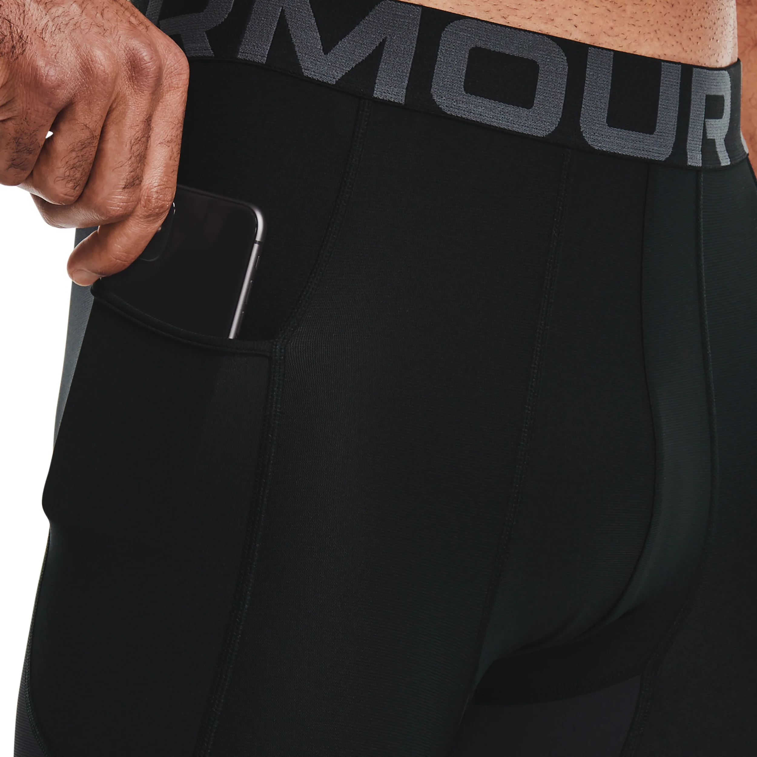 Heatgear Tights Herrar-Svart,Vit - Image 5