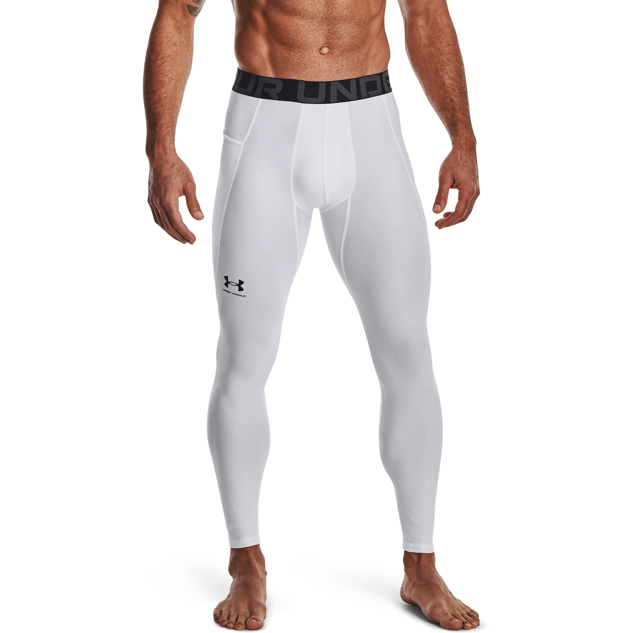 Heatgear Tights Herrar-Vit,Svart - Image 3